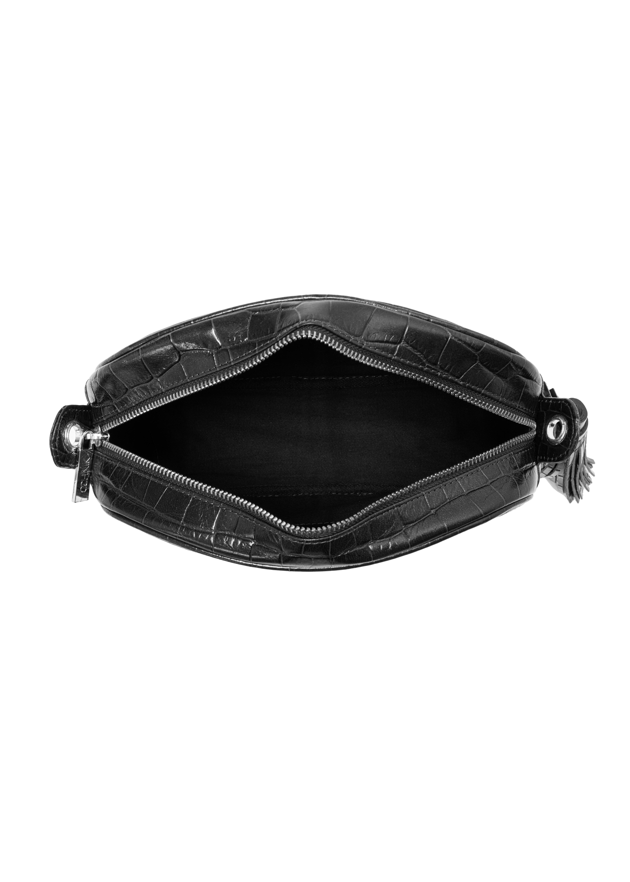 Skórzana torebka na ramię damska croco TORES-0806A-99(W24)-05
