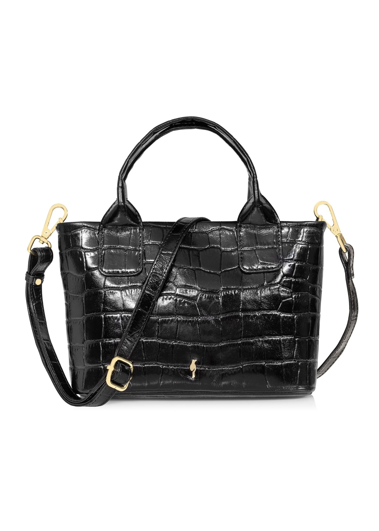 Mały skórzany kuferek damski croco TORES-1012-99(W24)-01