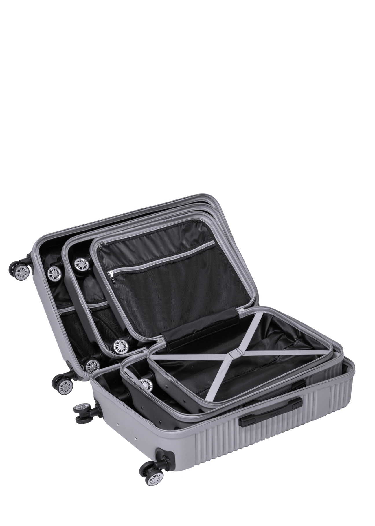 Komplet walizek na kółkach 19''/24''/28'' WALAB-0040-91(W24)-11