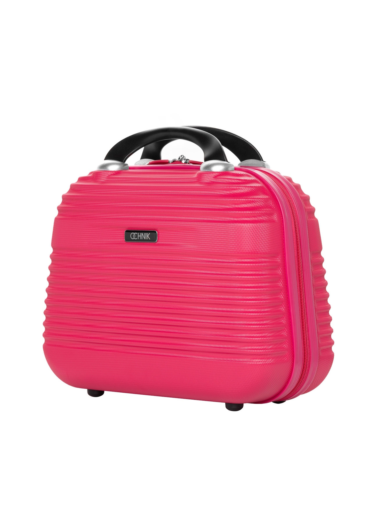 Kosmetyczka podróżna WALAB-0040-5E-14(W26), widok produktu skosem na białym tle.