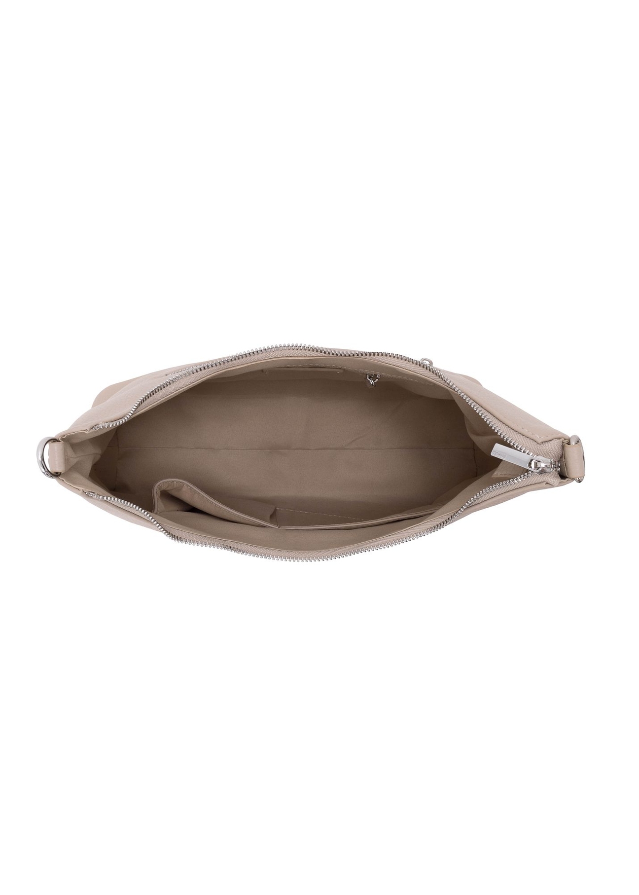 Kremowa torebka z portmonetką TOREC-0886-12(W24)-06