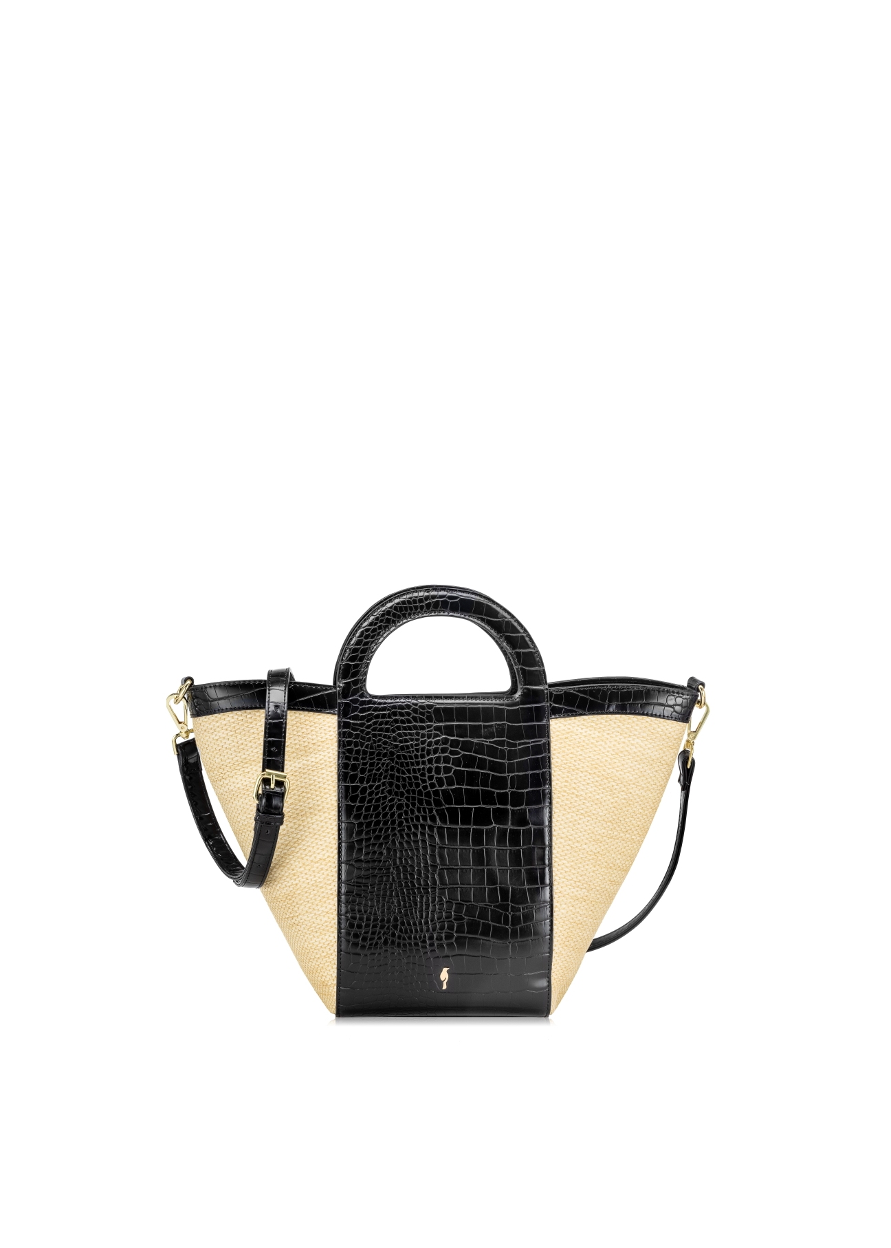 Koszyczek damski ze wzorem croco TOREC-0672-15(W22)-01