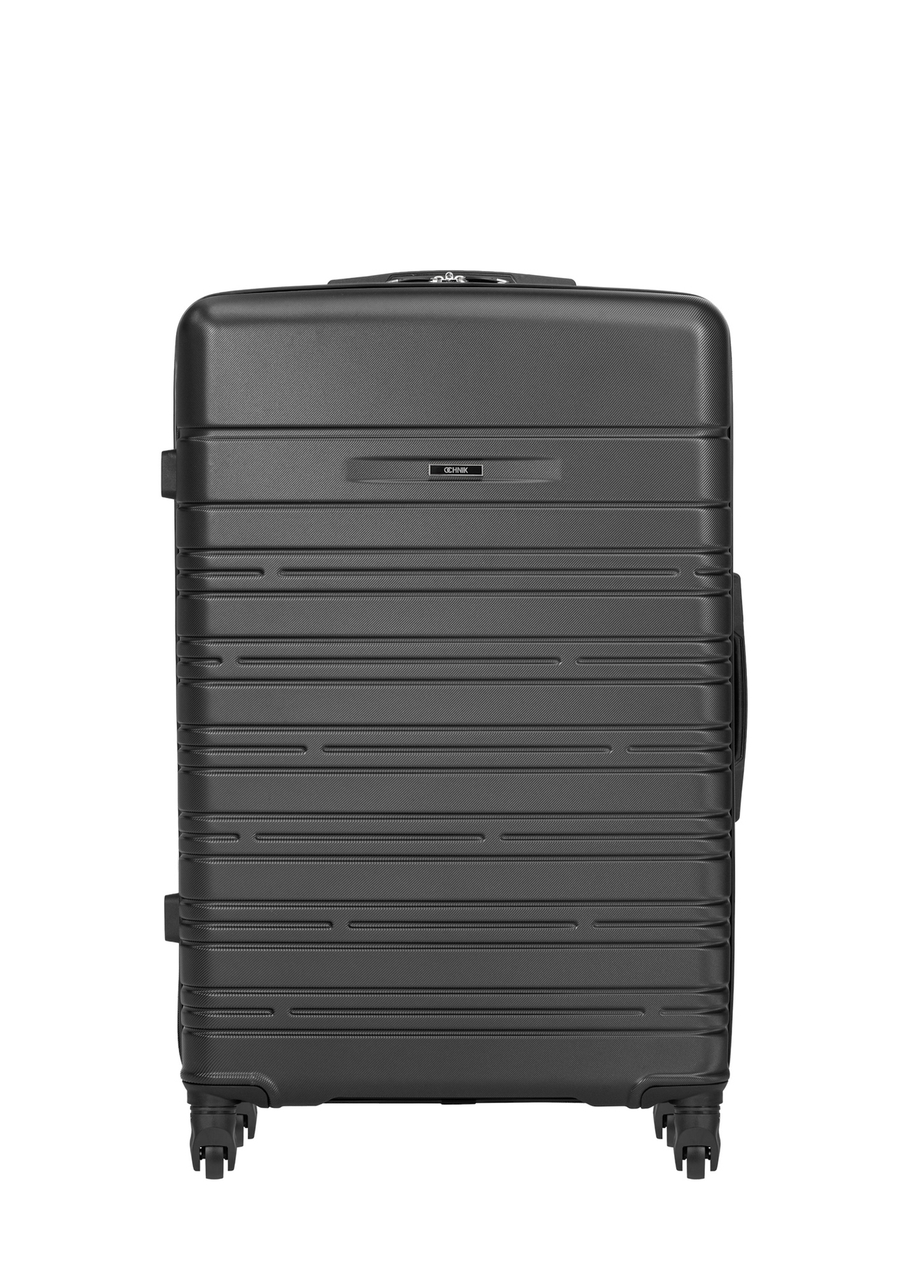 Walizka duża na kółkach WALAB-0083-99-28(W26) - widok produktu z przodu, na białym tle. 