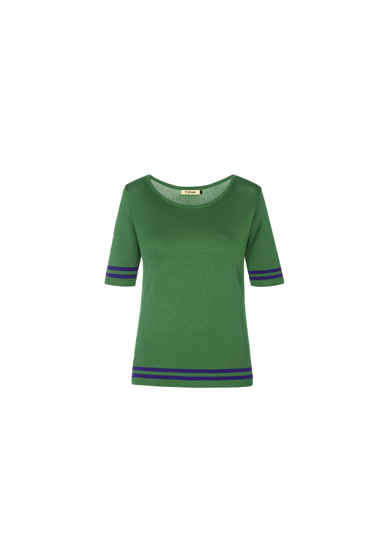 Sweter damski z krótkim rękawem SWEDT-0090-51(W19)-01