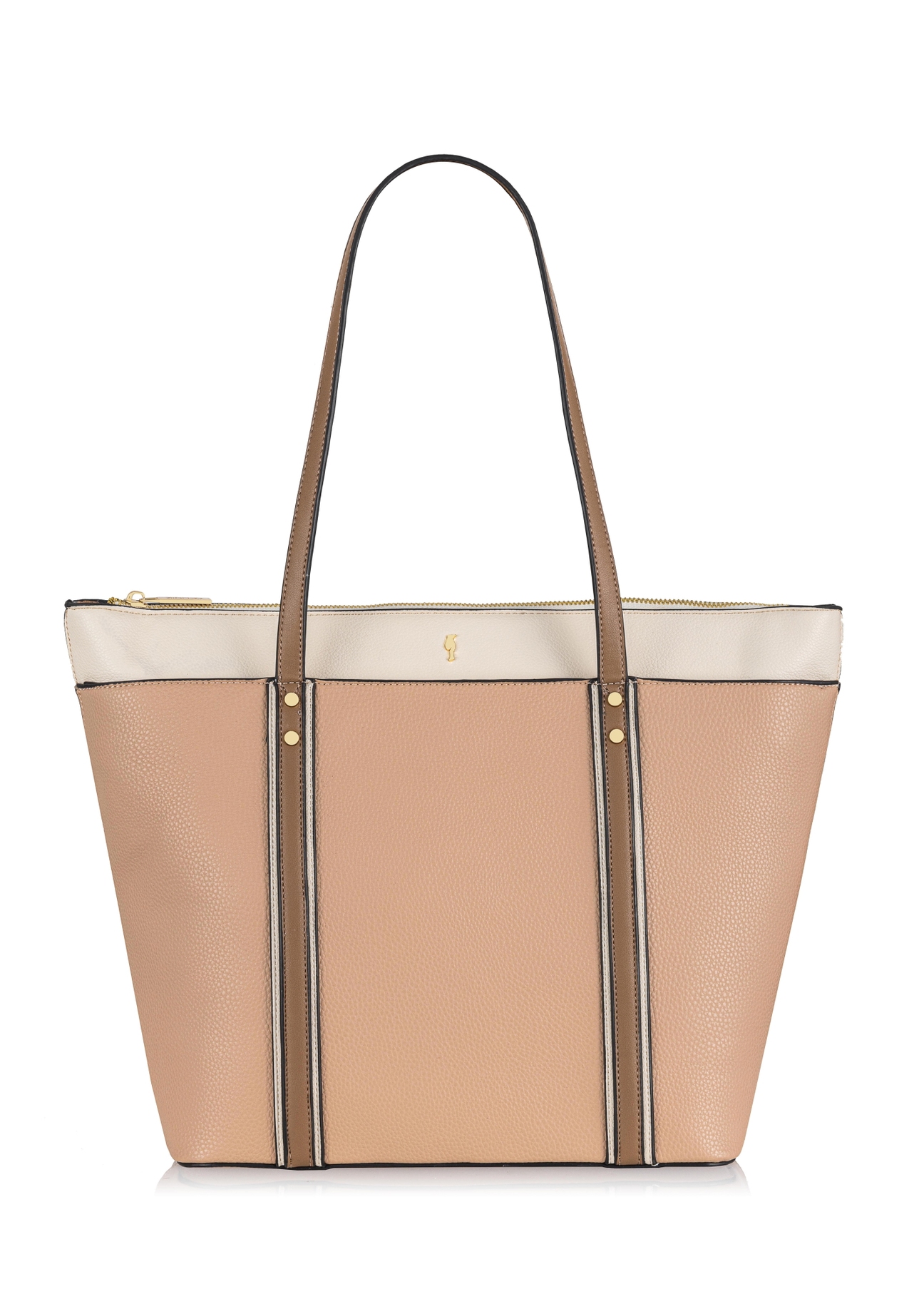 Dwukolorowa torebka damska shopper TOREC-0780-15(W23)-01
