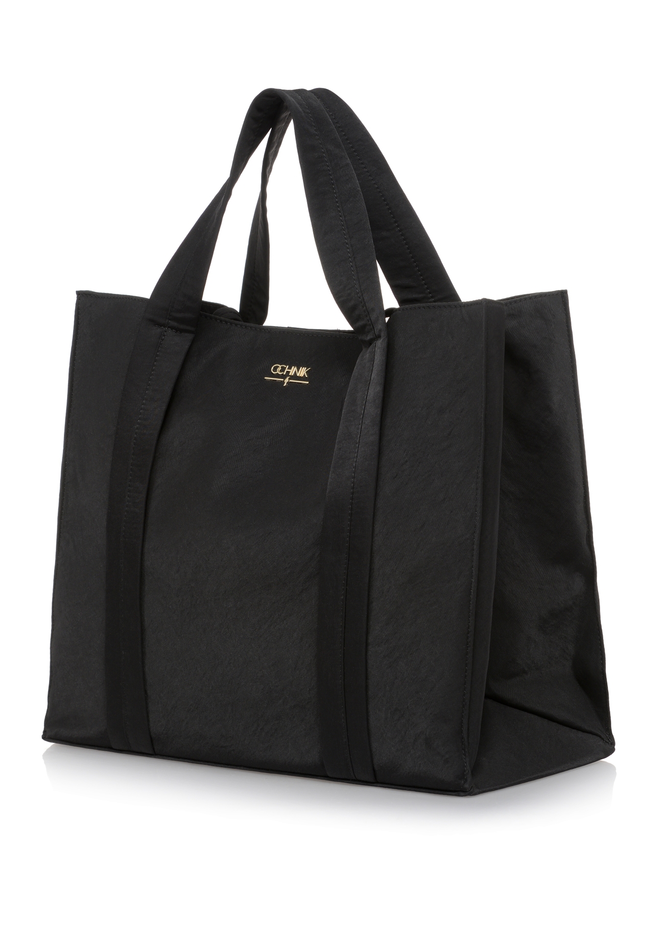 Czarna torebka damska typu tote bag TOREN-0248-99(W23)-02