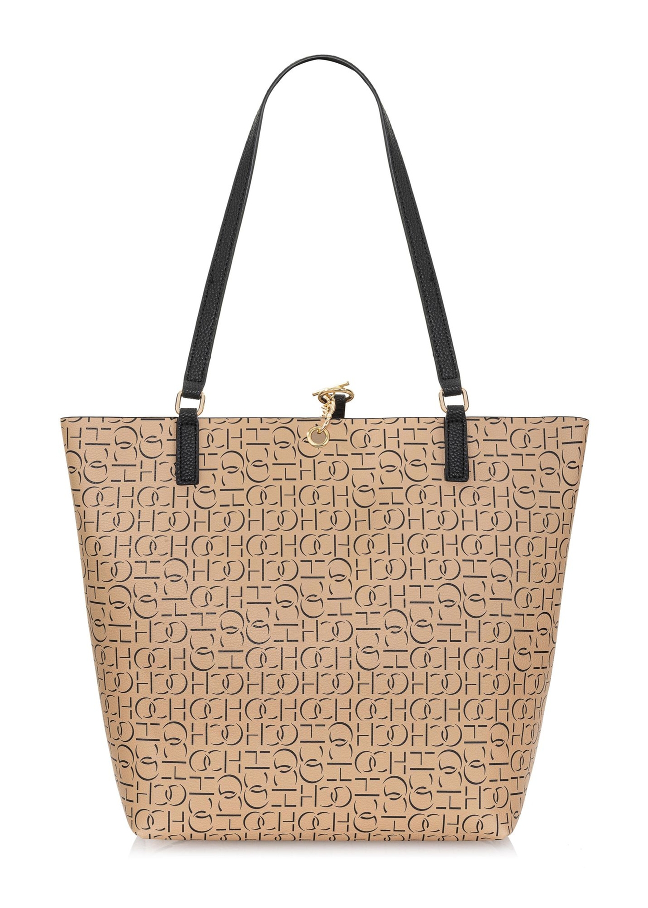 Torebka damska shopper z monogramem TOREC-0765-81(W23)-04