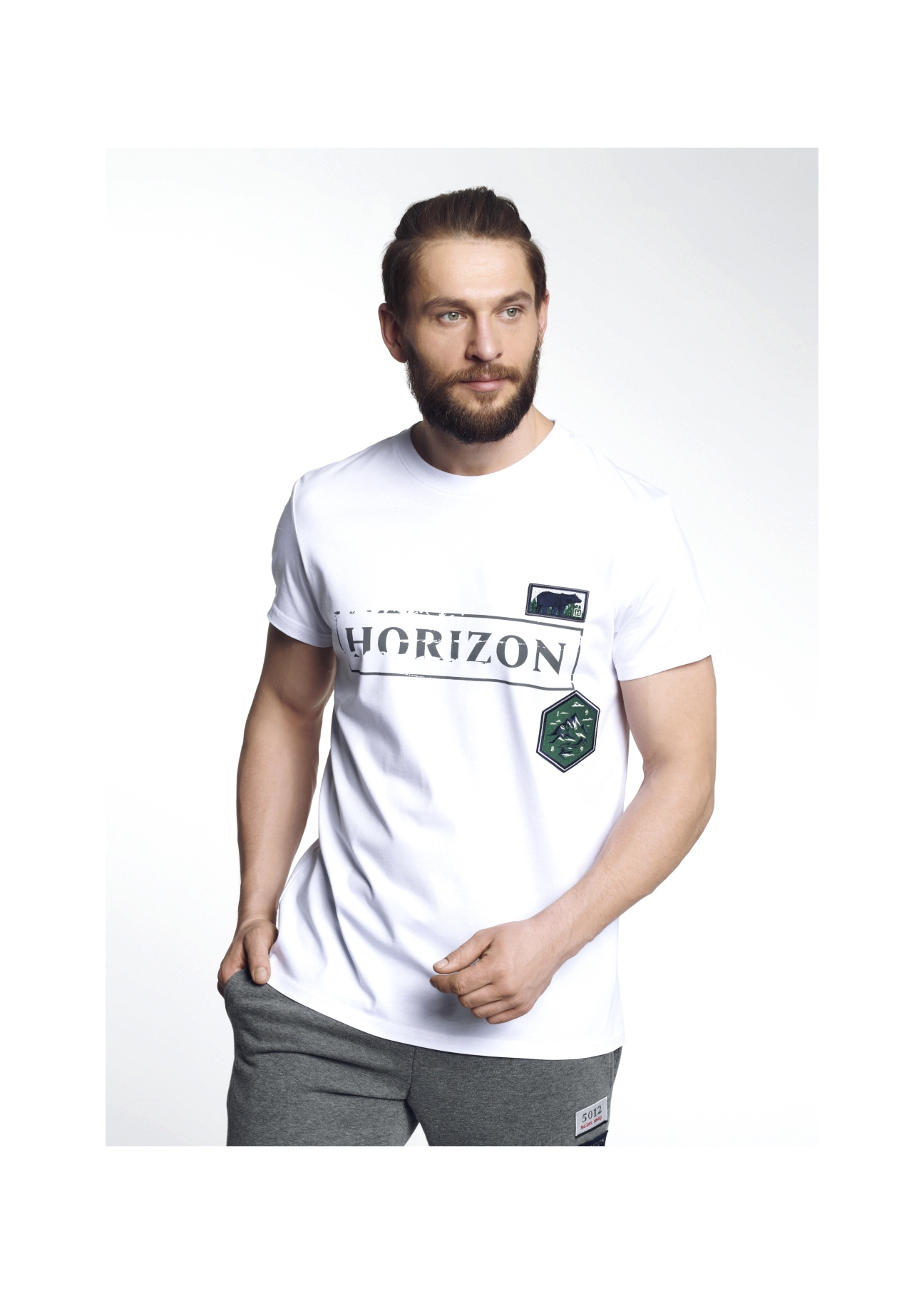 T-shirt męski TSHMT-0056-11(W21)-01