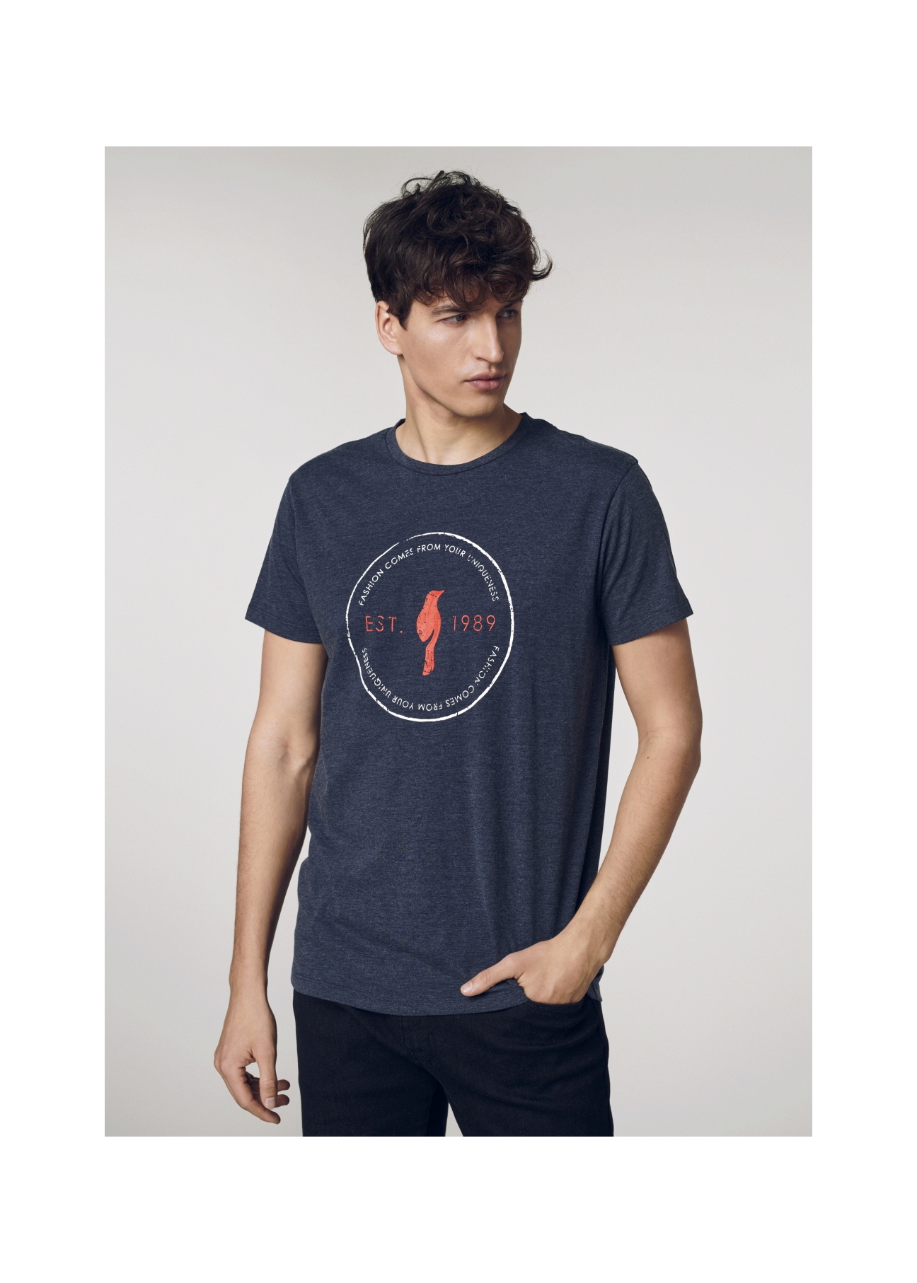 T-shirt męski TSHMT-0060-69(W21)-01