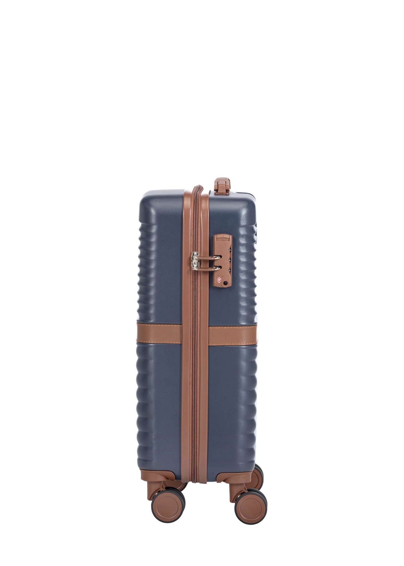 Komplet walizek na kółkach 19''/24''/28'' WALAB-0084-7D(W26), widok produktu z boku na białym tle.