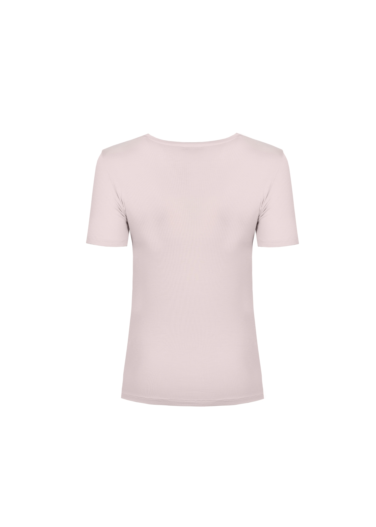 Morelowy T-shirt damski z wilgą TSHDT-0025-31(W19)-02