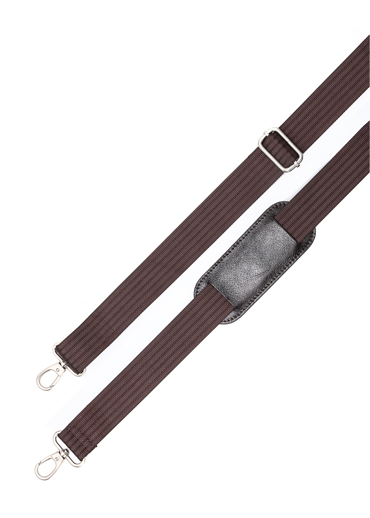 Skórzana teczka męska TORMS-0478-89(Z25), widok pasków produktu na białym tle.