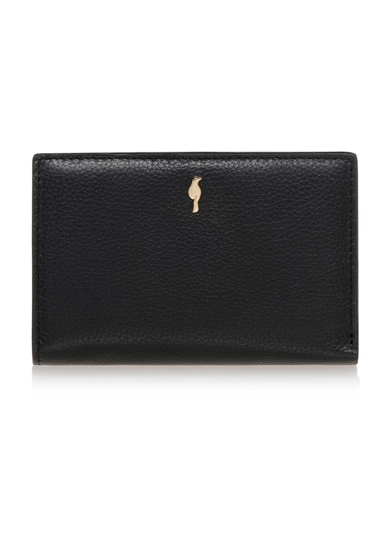 Czarny skórzany portfel damski PORES-0834-99(W23)-01