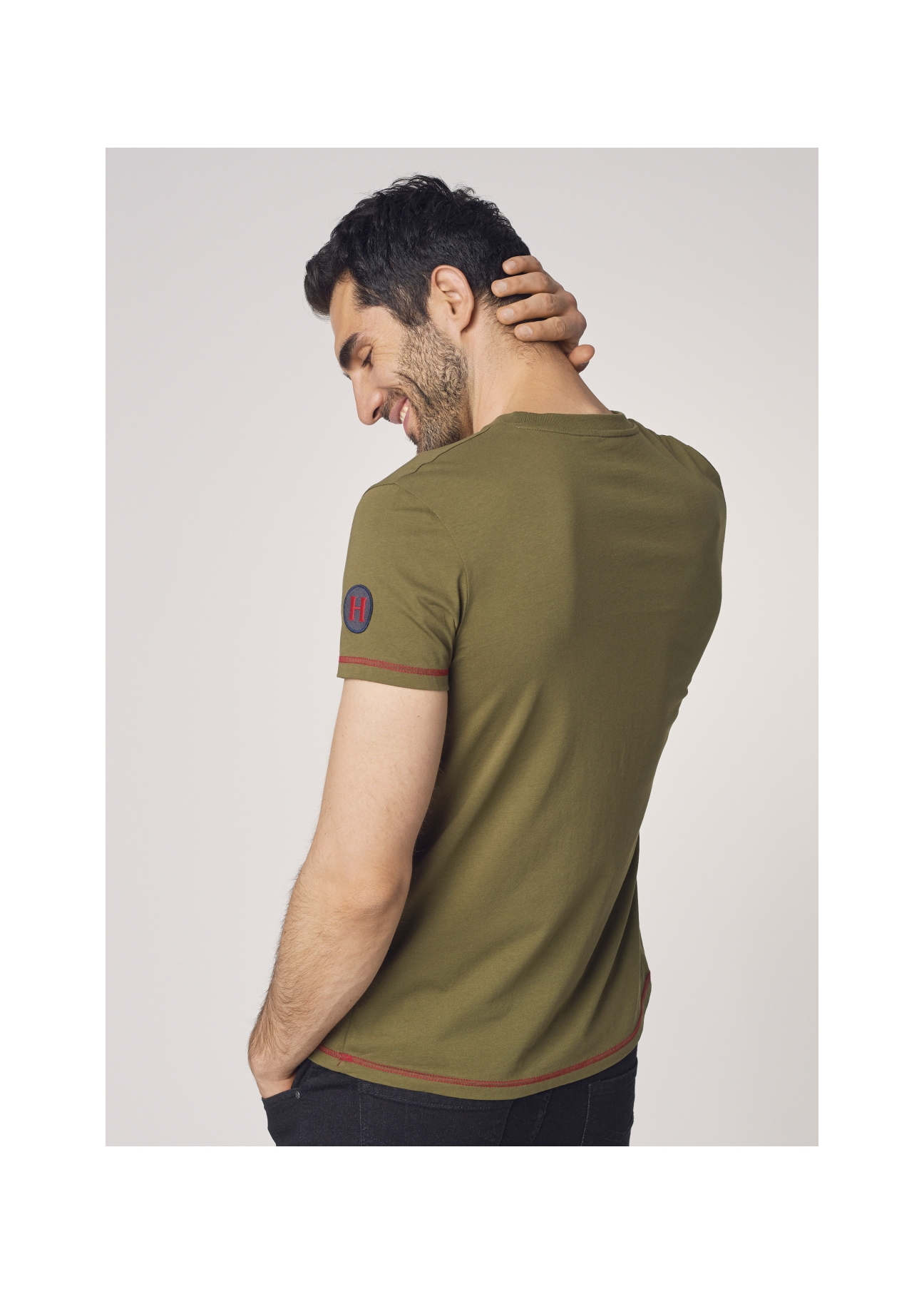 T-shirt męski TSHMT-0061-55(Z21)-06