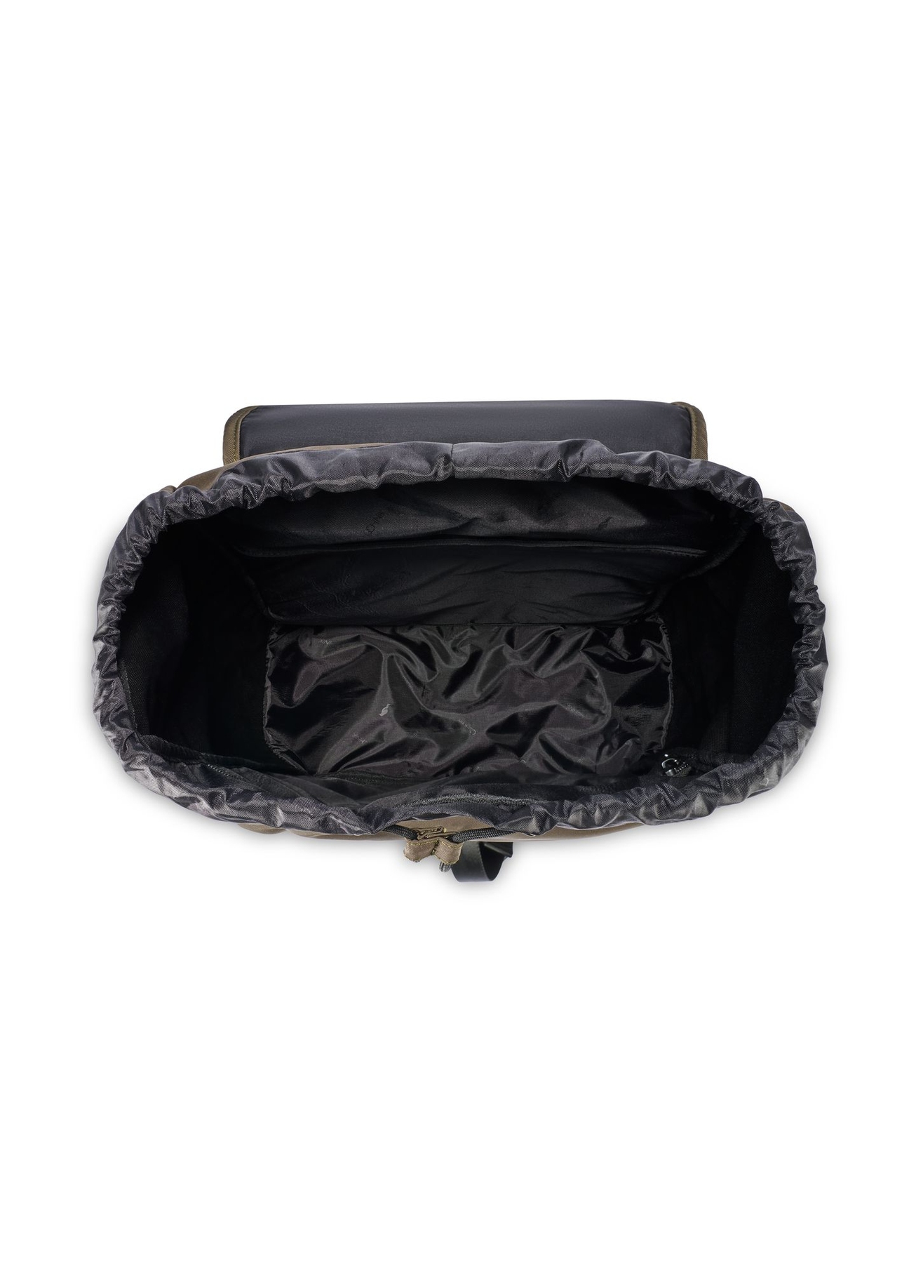 Plecak męski w kolorze khaki TORMN-0415-8D(W26) - widok produktu z góry, na białym tle. 