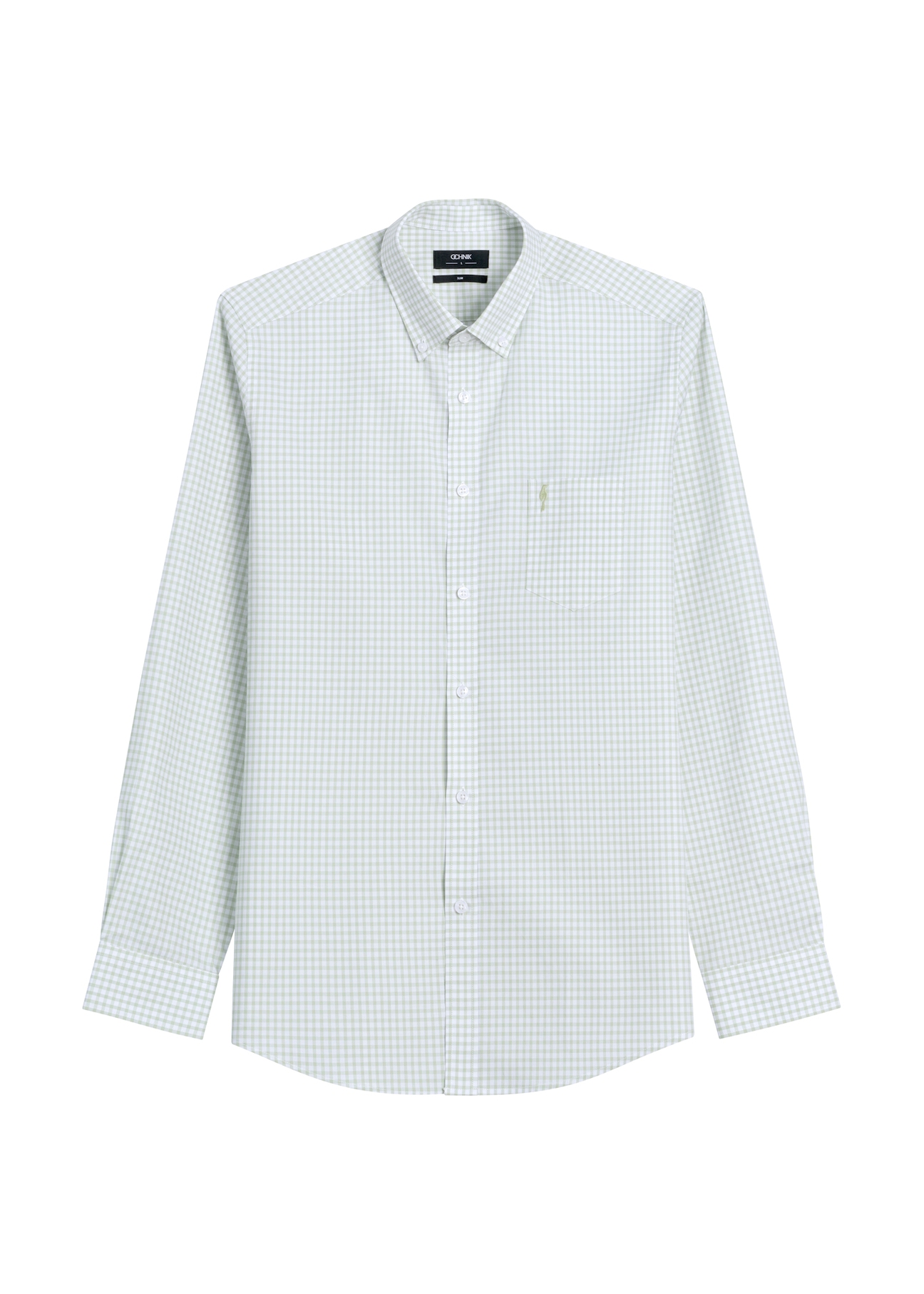 Bawełniana koszula męska w szałwiową kratkę KOSMT-0277-8F(W26)