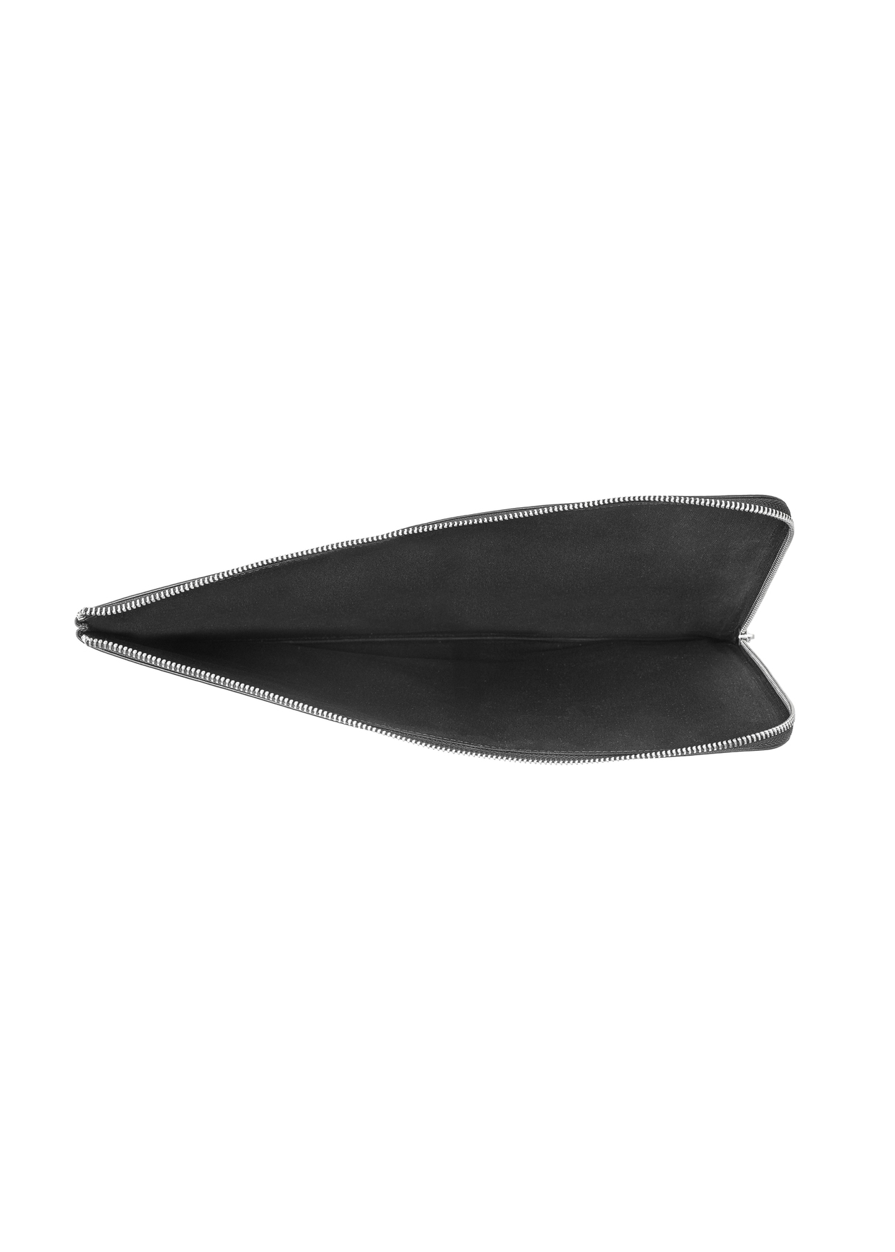 Czarna teczka męska TORMS-0474-99(Z25), widok produktu od góry na białym tle.