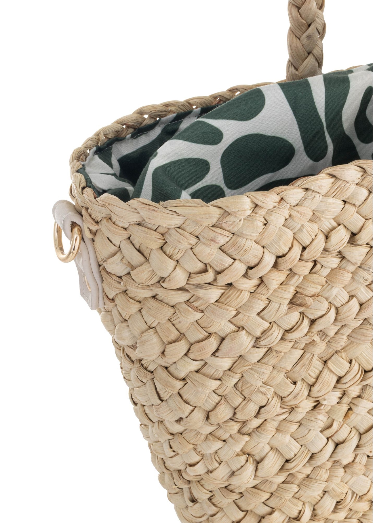 Beżowy shopper ze słomki naturalnej TOREC-0939-81(W24)-07