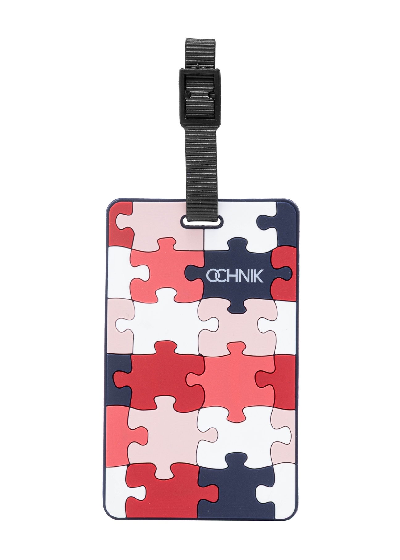 Identyfikator do bagażu AW-012-0001-15(W25), widok produktu z przodu na białym tle.