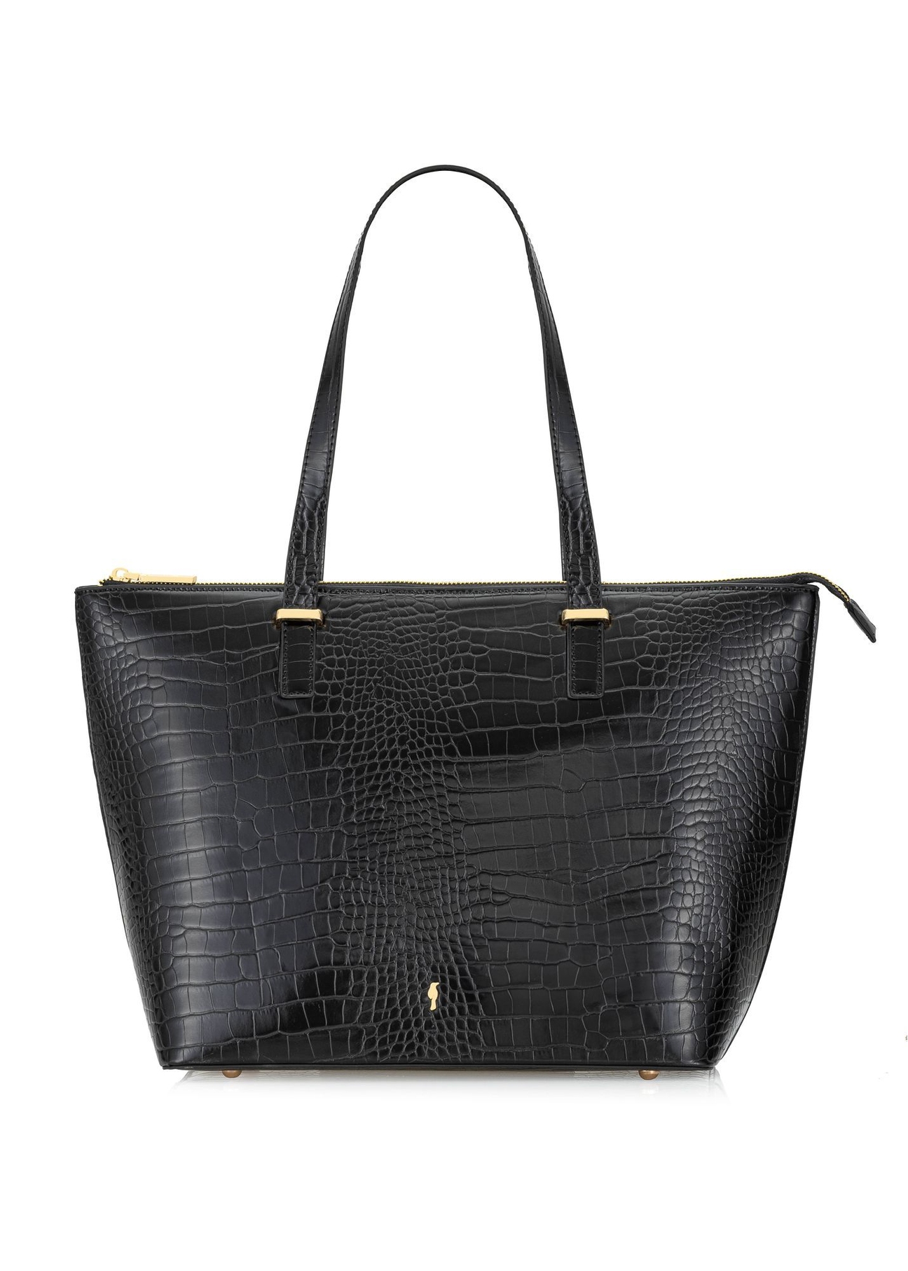 Elegancka torebka shopper damska TOREC-0953A-97(Z25), widok produktu z przodu na białym tle.