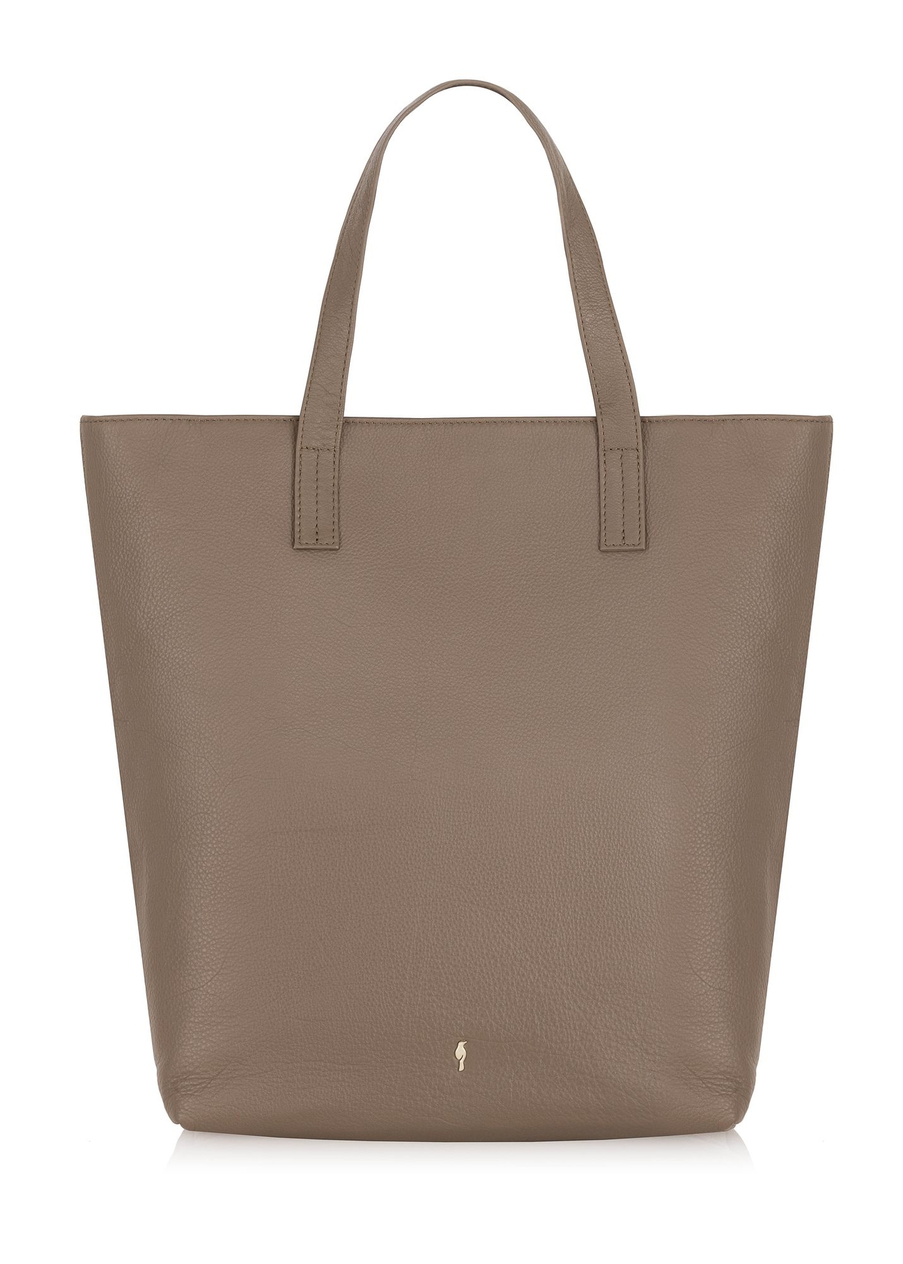 Skórzana brązowa torebka shopper damska TORES-0850A-80(W24)-02