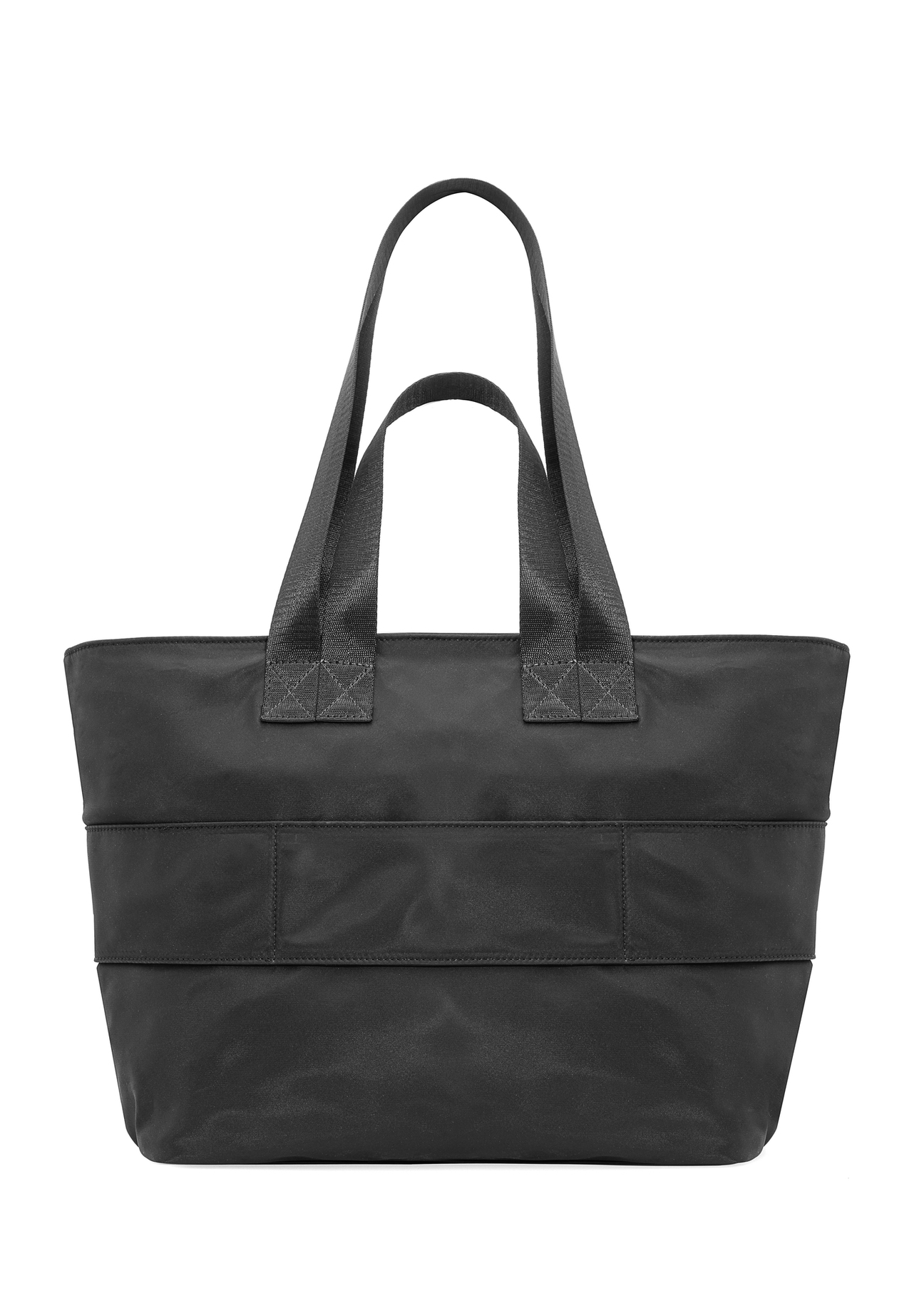 Czarna duża torebka shopper TOREN-0325-99(Z25)