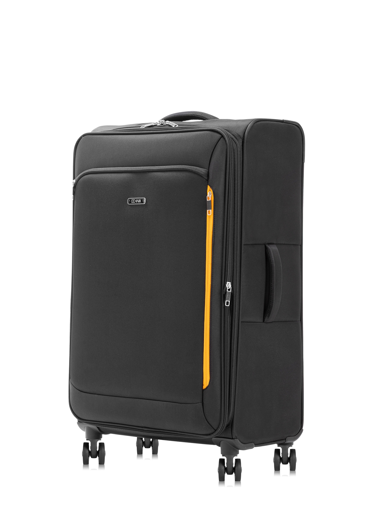 Komplet walizek na kółkach 19"/24"/28" WALNY-0042-99(W25), widok produktu skosem na białym tle.