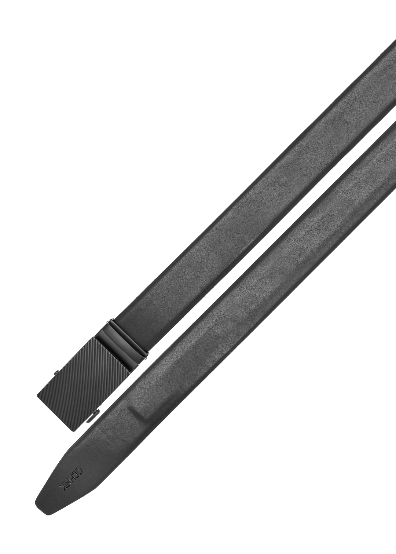 Skórzany czarny pasek męski PASMS-0269-99(W26)