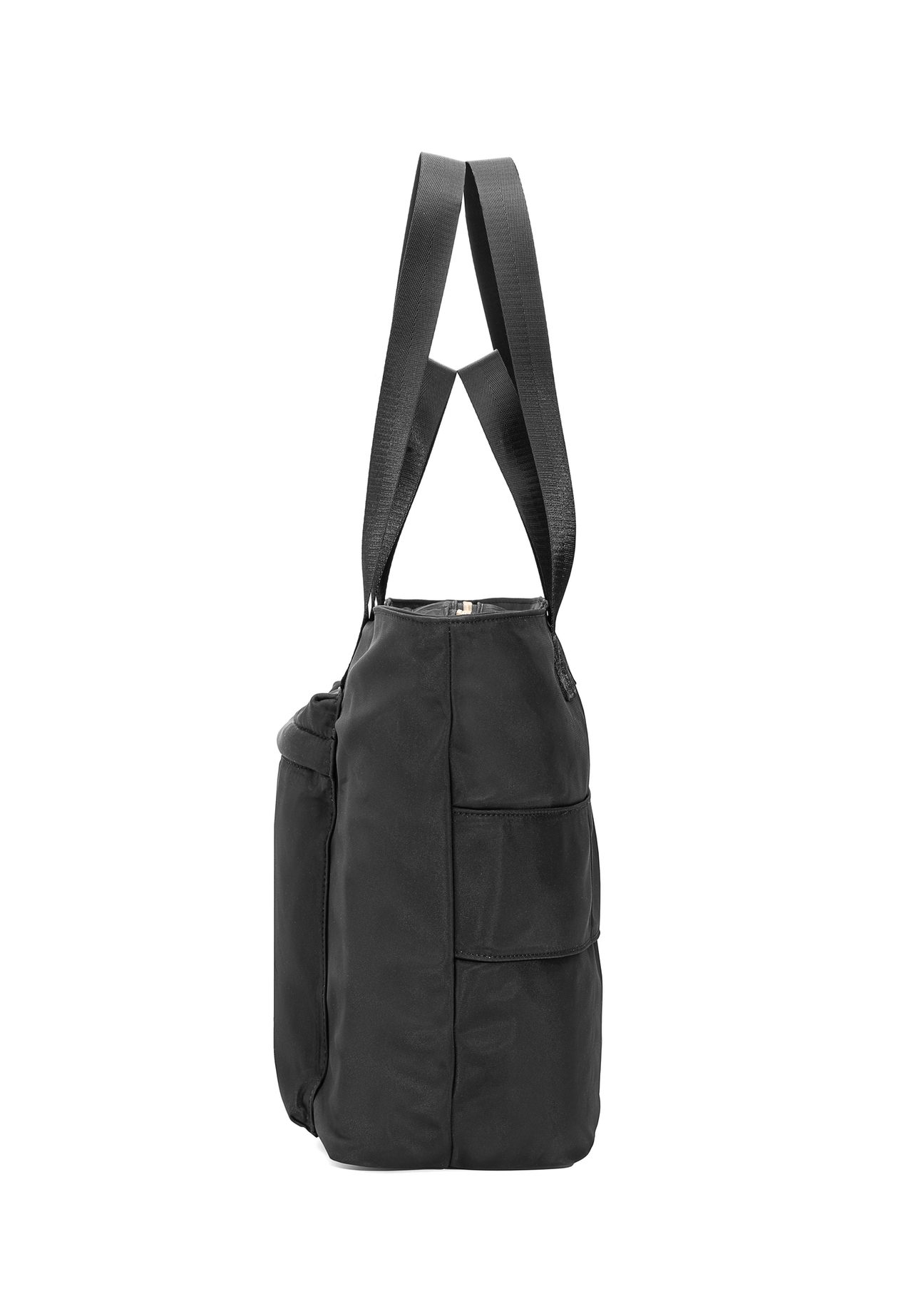 Czarna duża torebka shopper TOREN-0325-99(Z25)