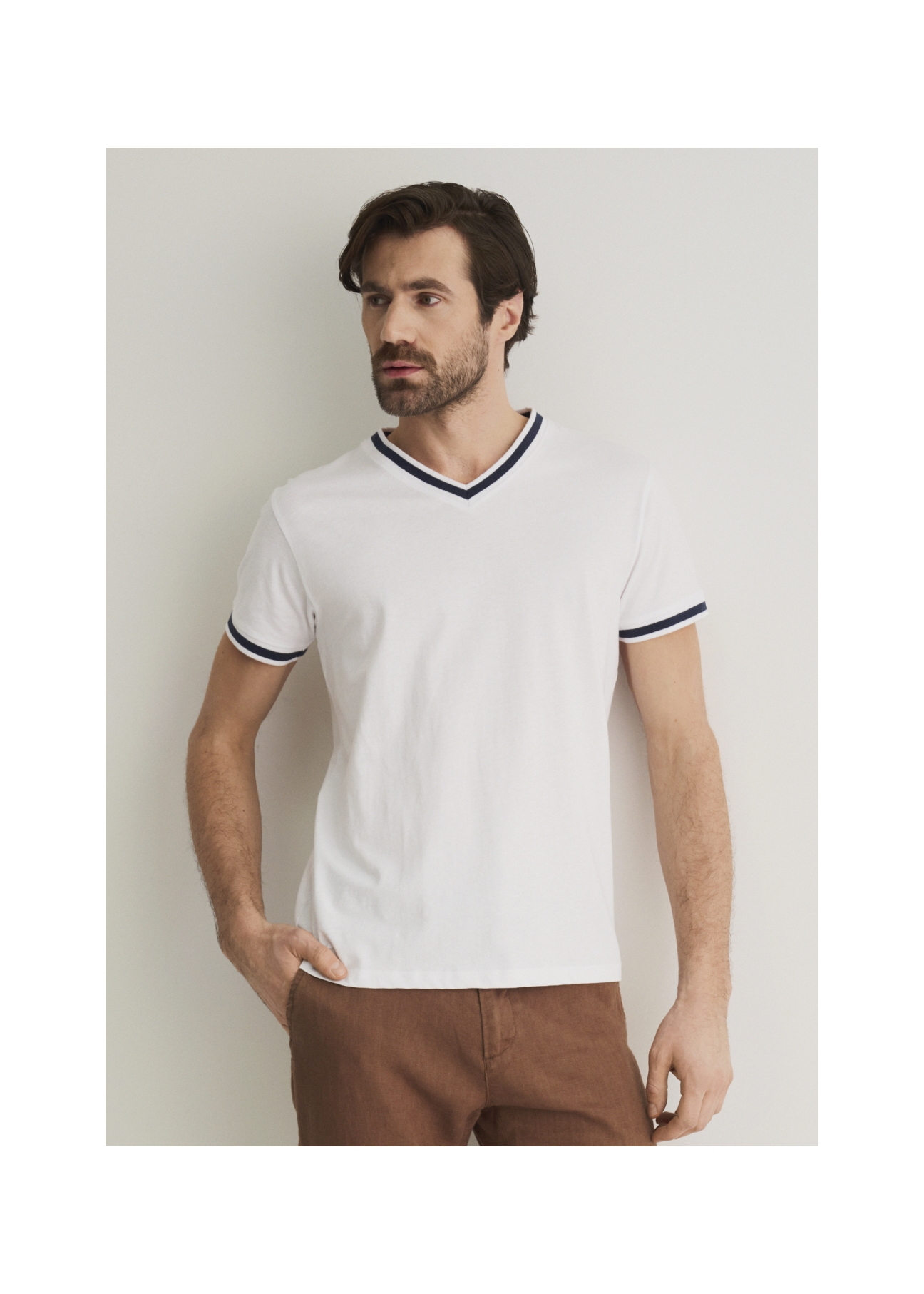 T-shirt męski TSHMT-0069-11(W22)-01
