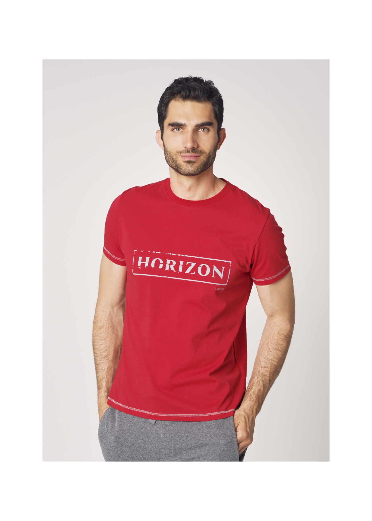 T-shirt męski TSHMT-0064-42(Z21)-01