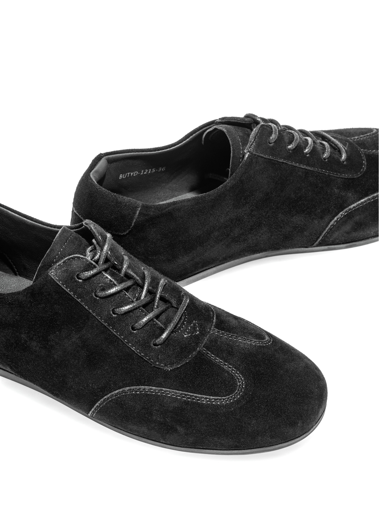 Skórzane buty damskie w kolorze czarnym BUTYD-1215-99(Z25)