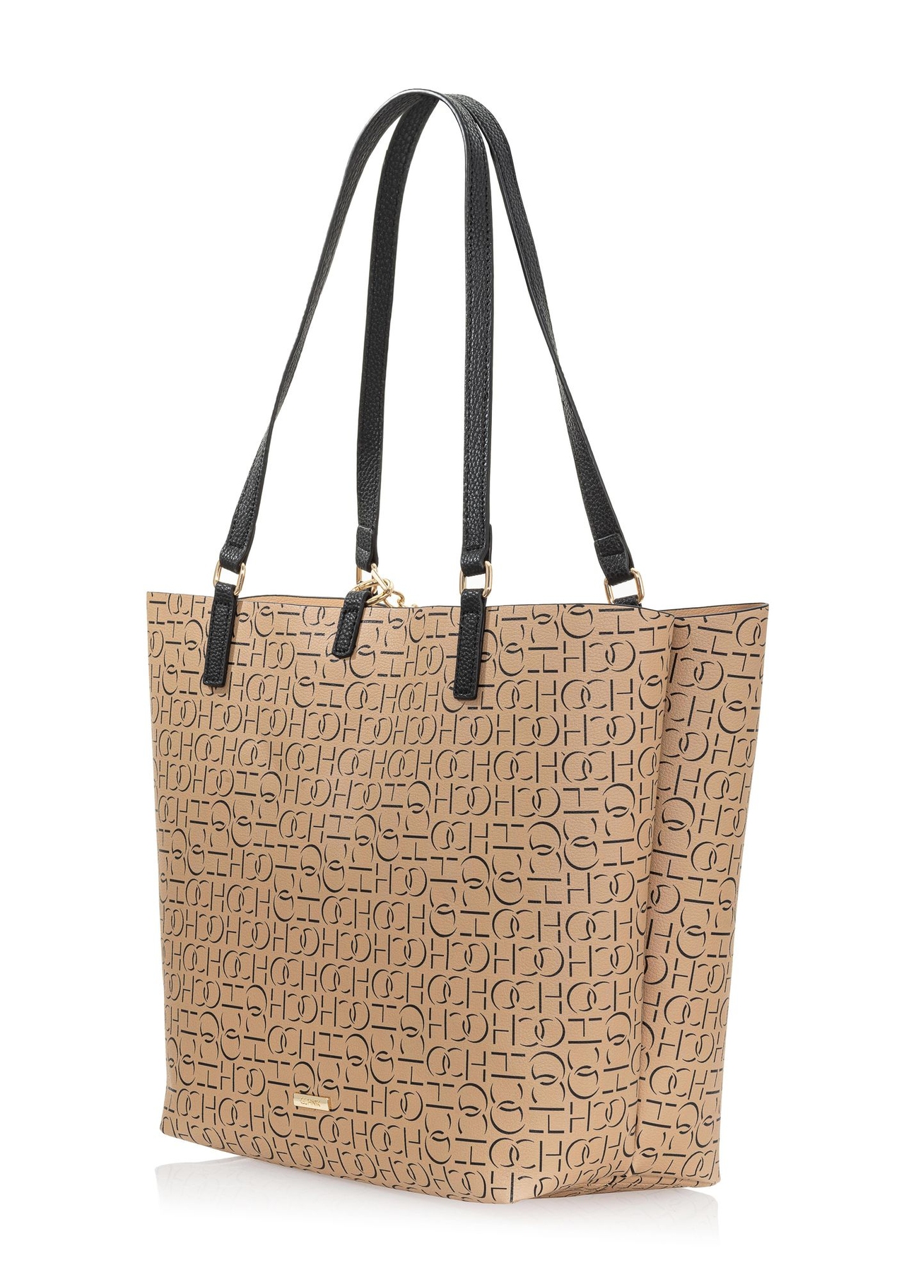 Torebka damska shopper z monogramem TOREC-0765-81(W23)-02
