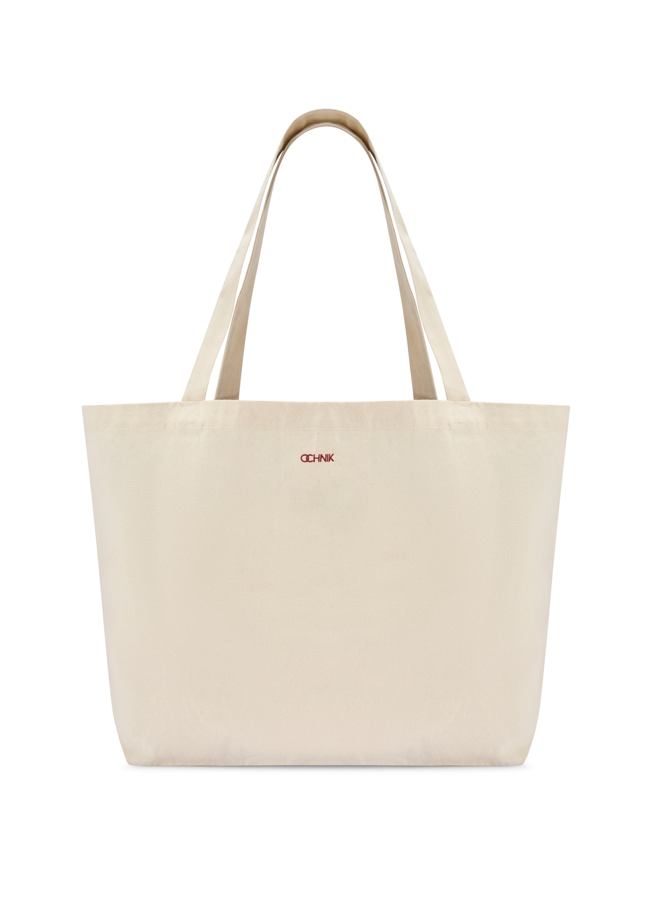Bawełniana beżowa torebka shopper TOREN-0334-0P(W26)