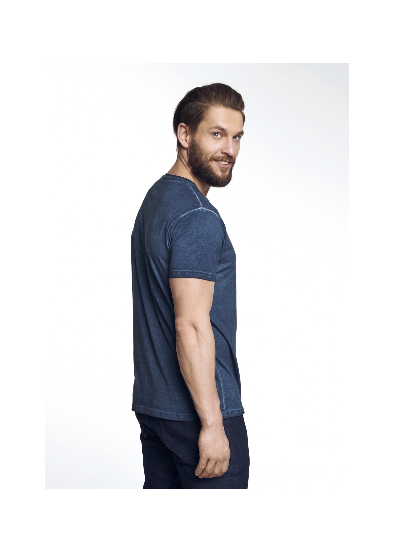 T-shirt męski TSHMT-0055-61(W21)-03