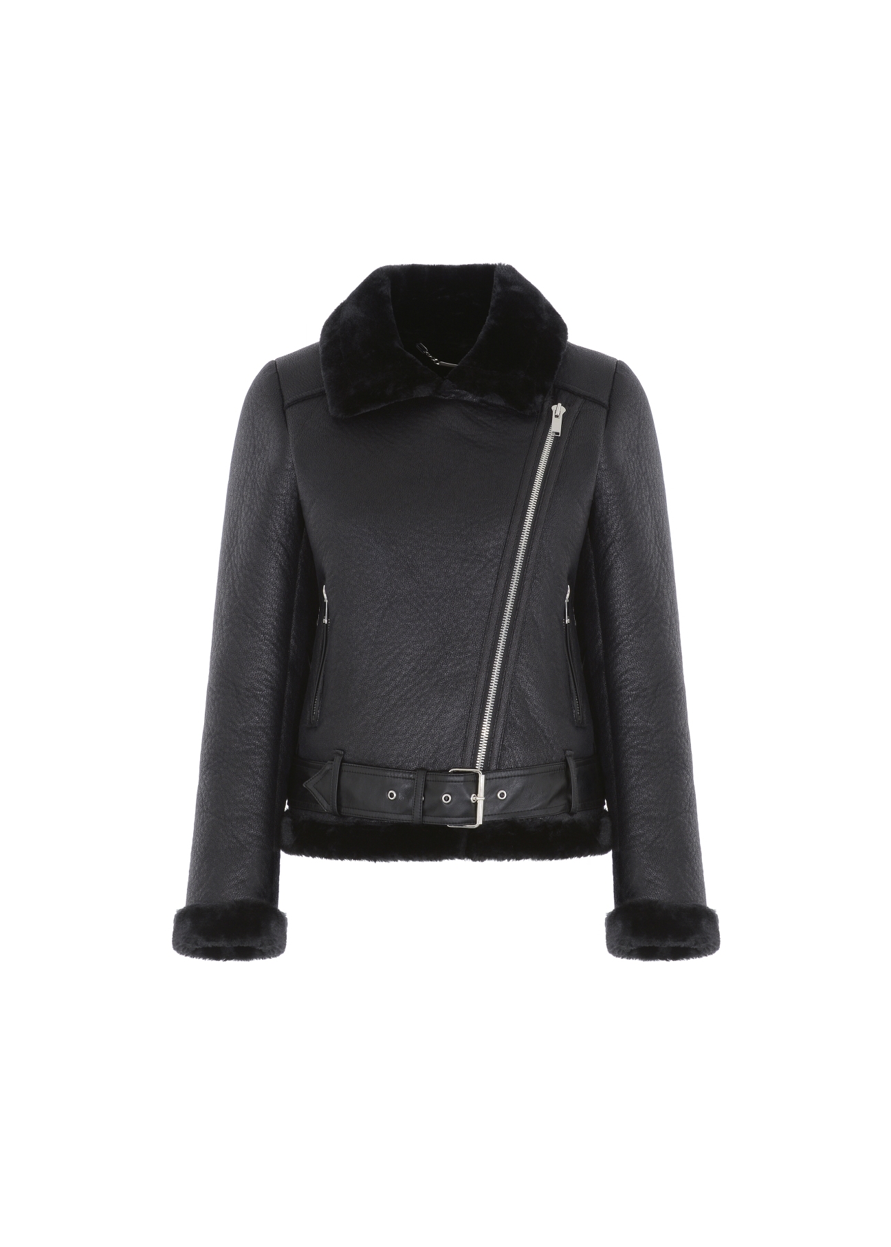 Kurtka damska w stylu ramoneski FUTDP-0005-99(Z21)-04