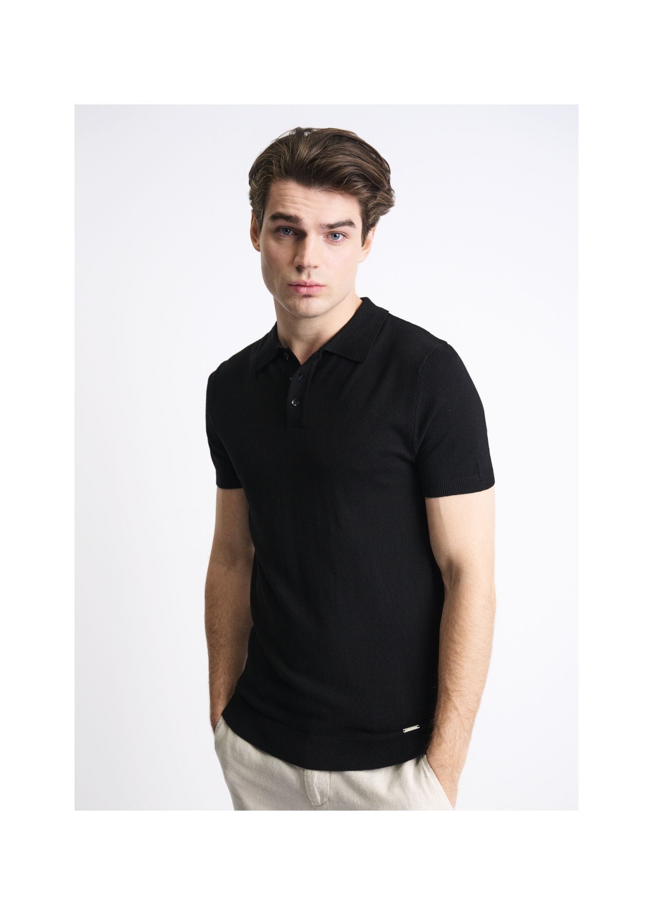 Koszulka polo POLMT-0051-99(W22)-01