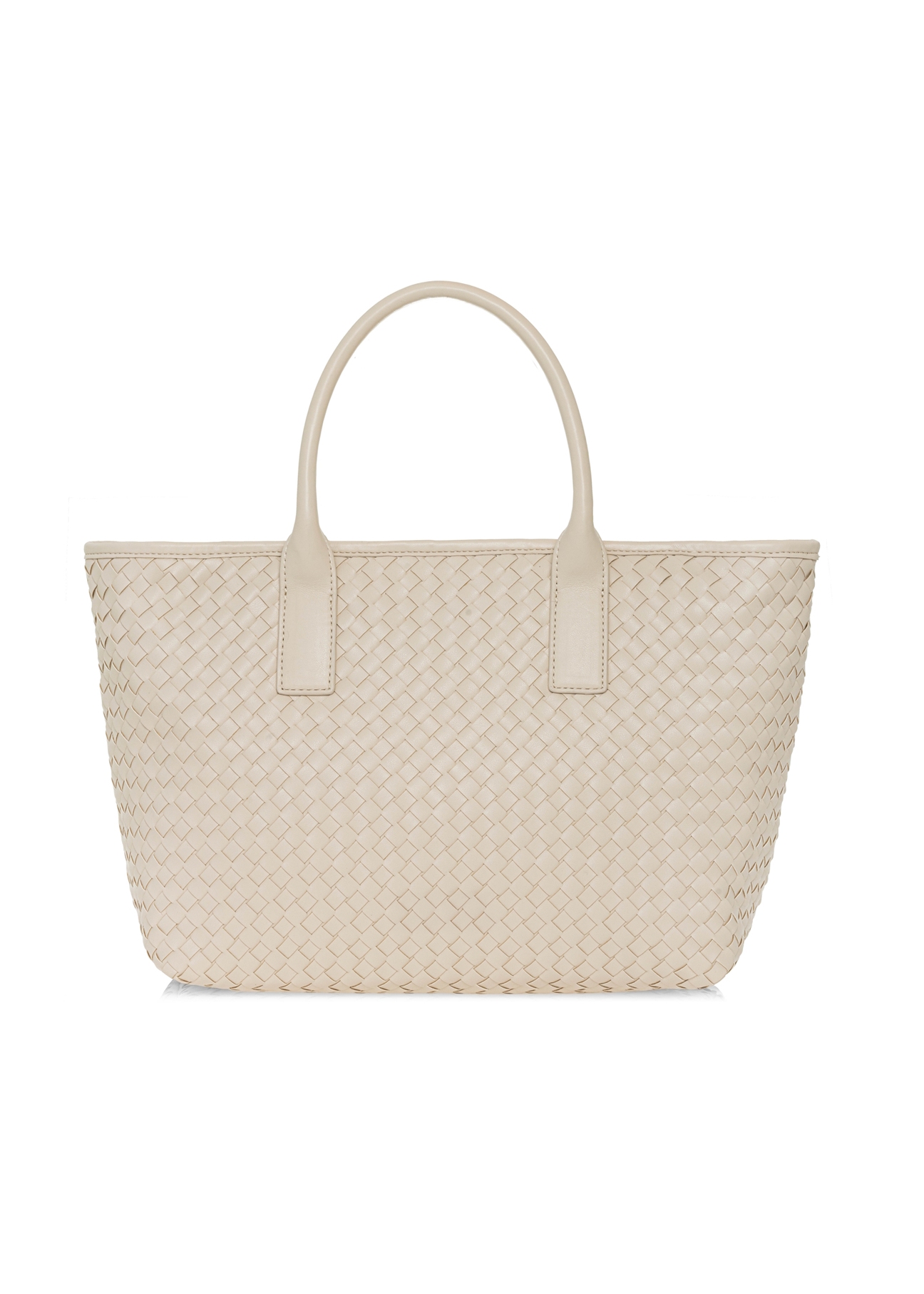 Kremowa torebka shopper damska TOREC-1008-12(W25)