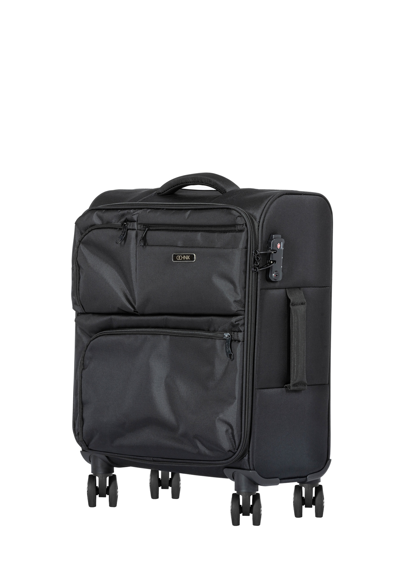 Komplet walizek na kółkach 19"/24"/28" WALNY-0048-99(W26), widok produktu skosem na białym tle.