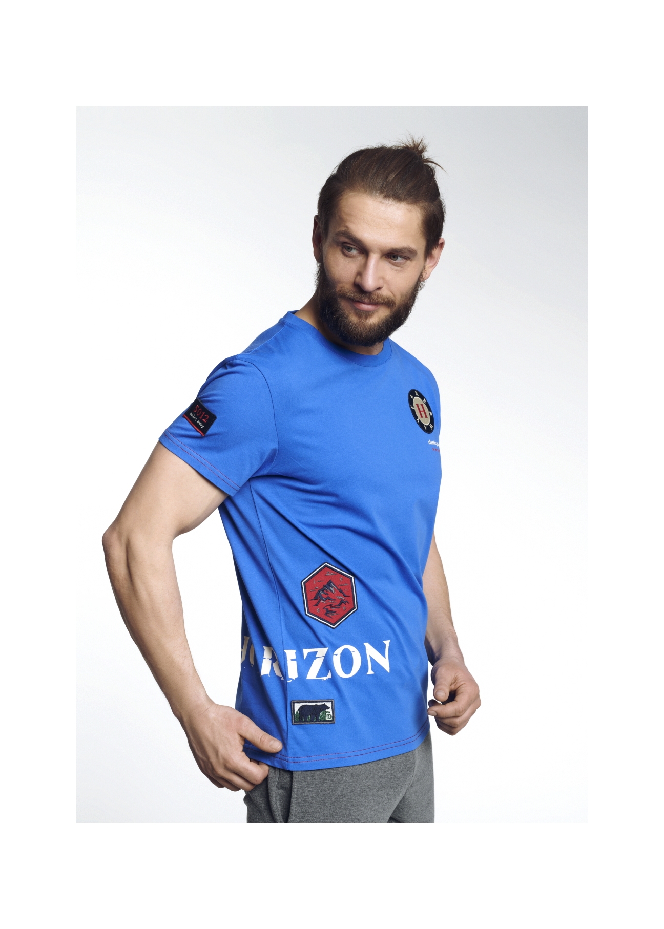 T-shirt męski TSHMT-0041-61(W21)-07