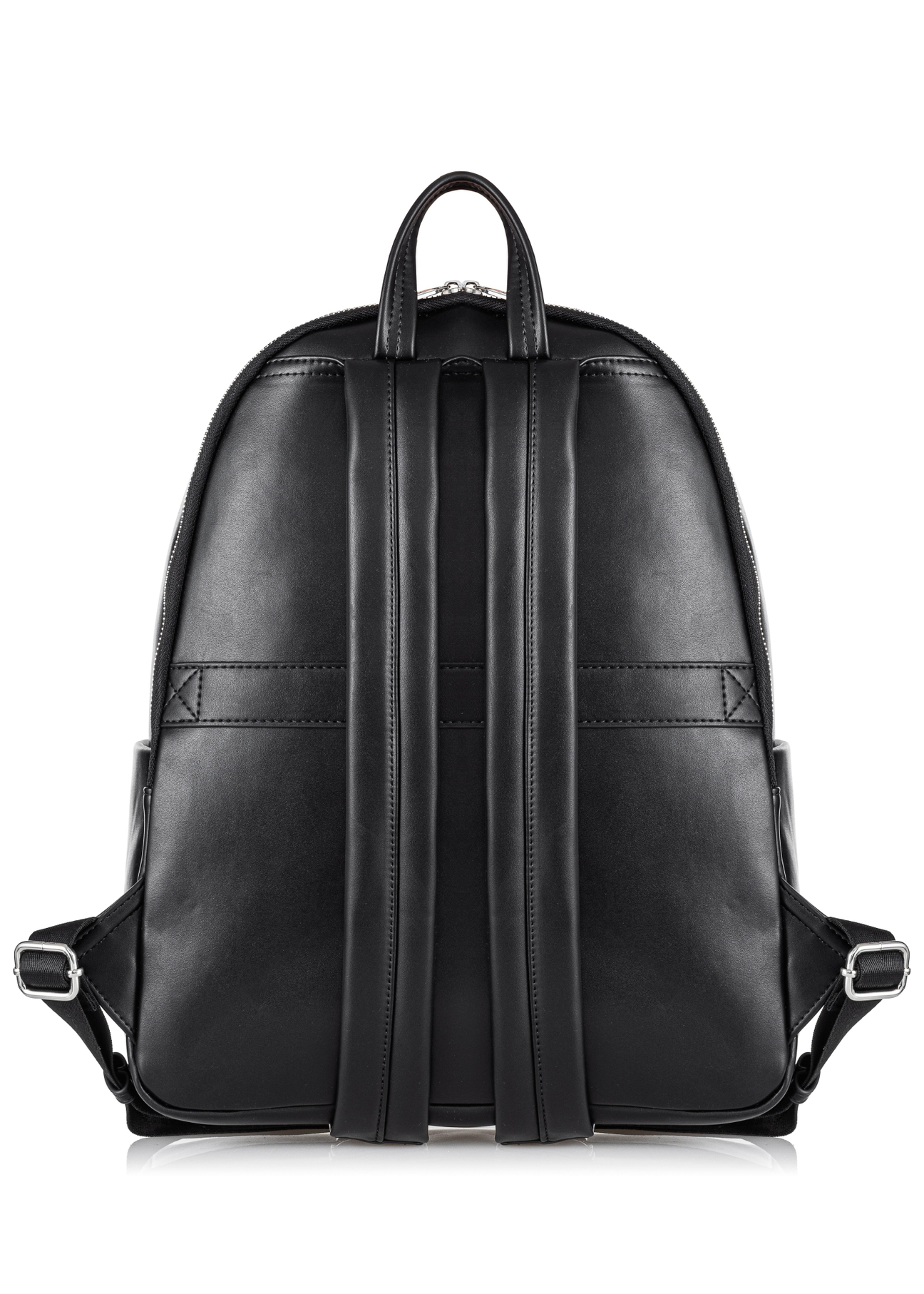 Elegancki czarny plecak męski PLCMN-0012-99(W23)-04