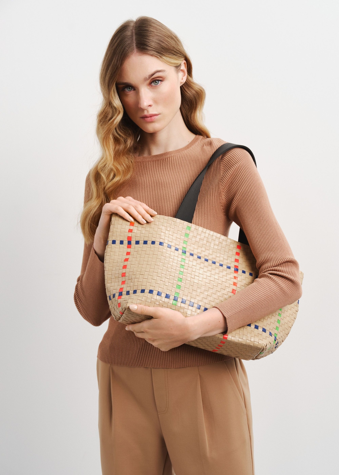 Skórzana torebka damska shopper TORES-0920-81(W23)-06