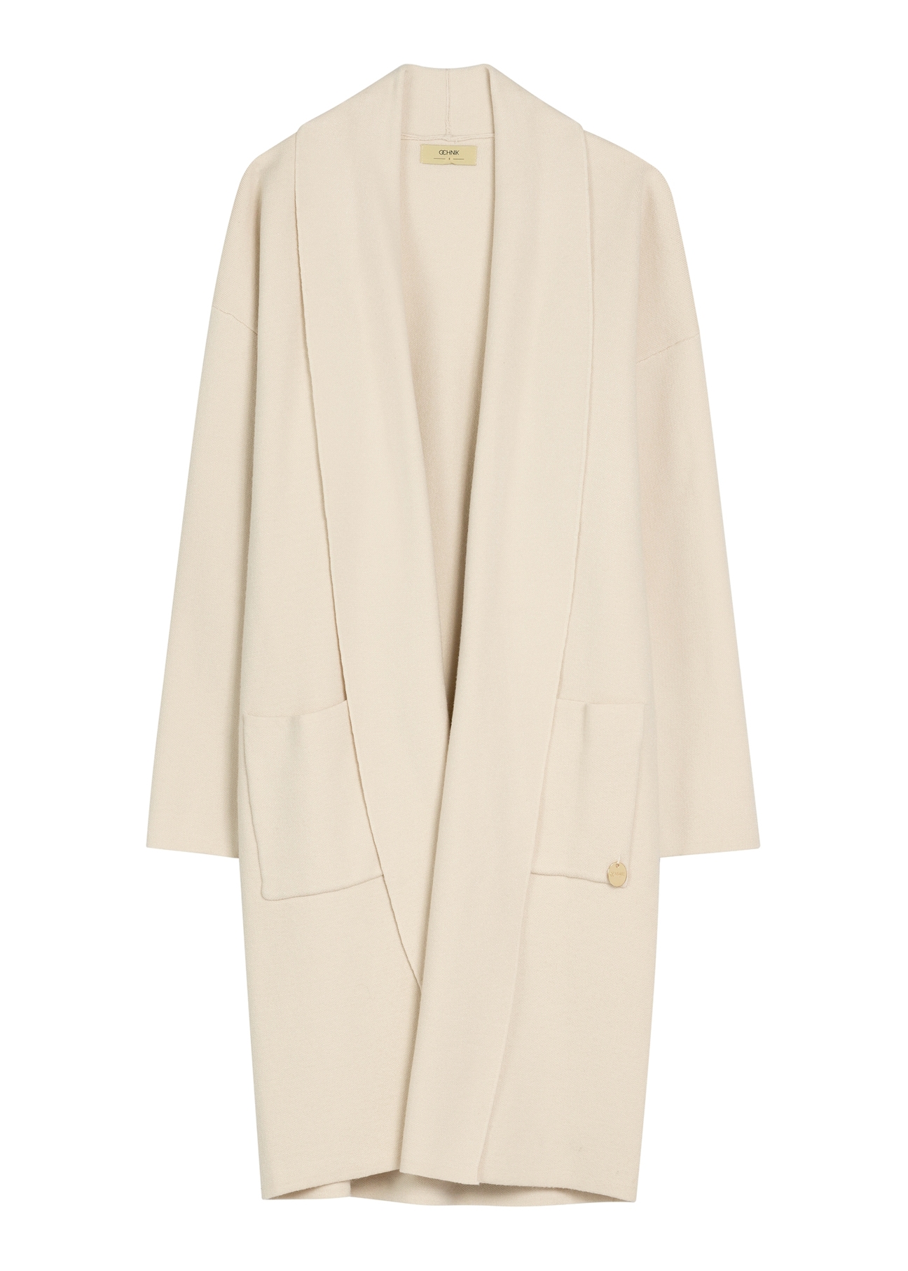 Beżowy kardigan damski KARDT-0041-1A(W26)