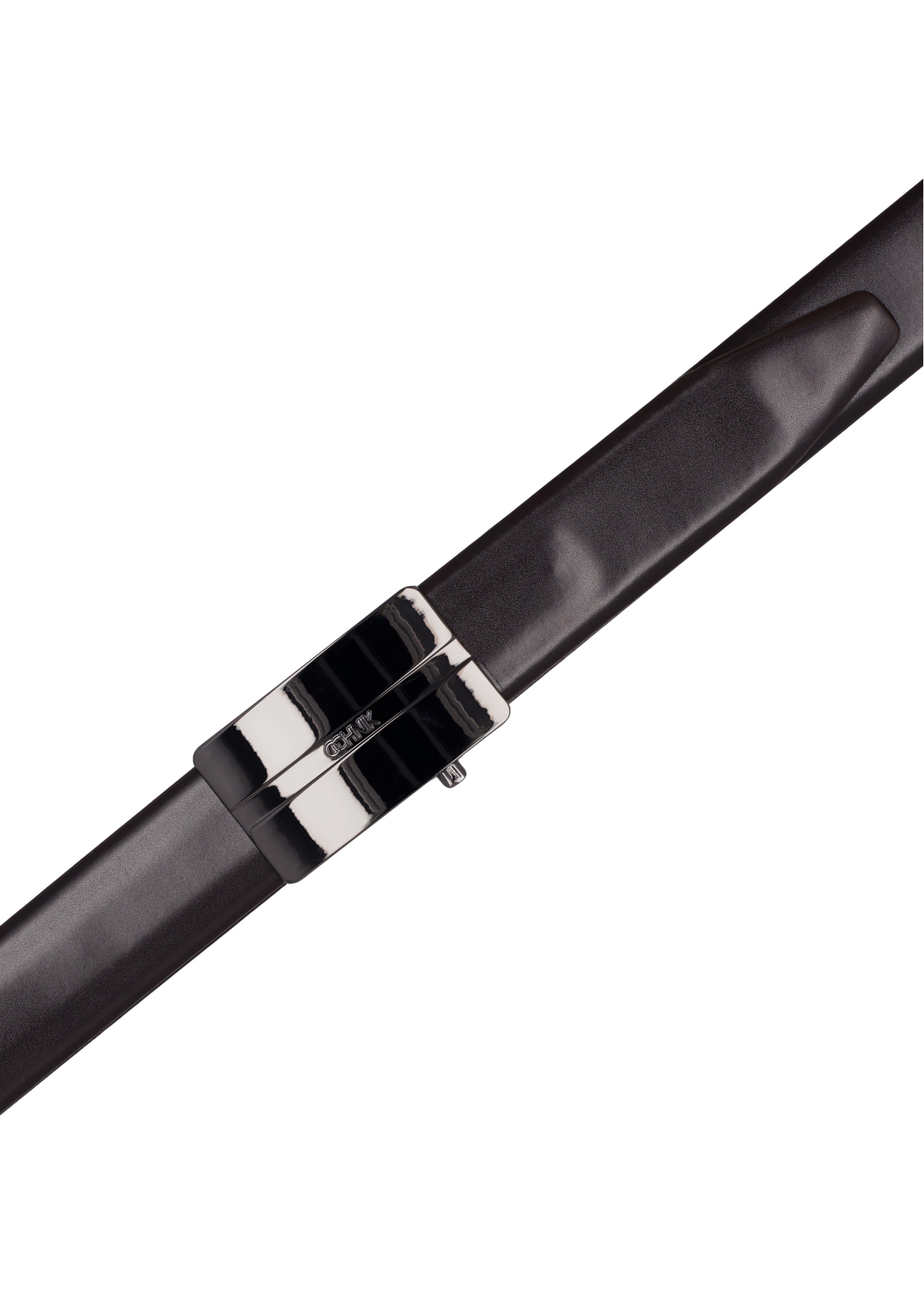 Brązowy skórzany pasek męski PASMS-0291-1I(Z26)
