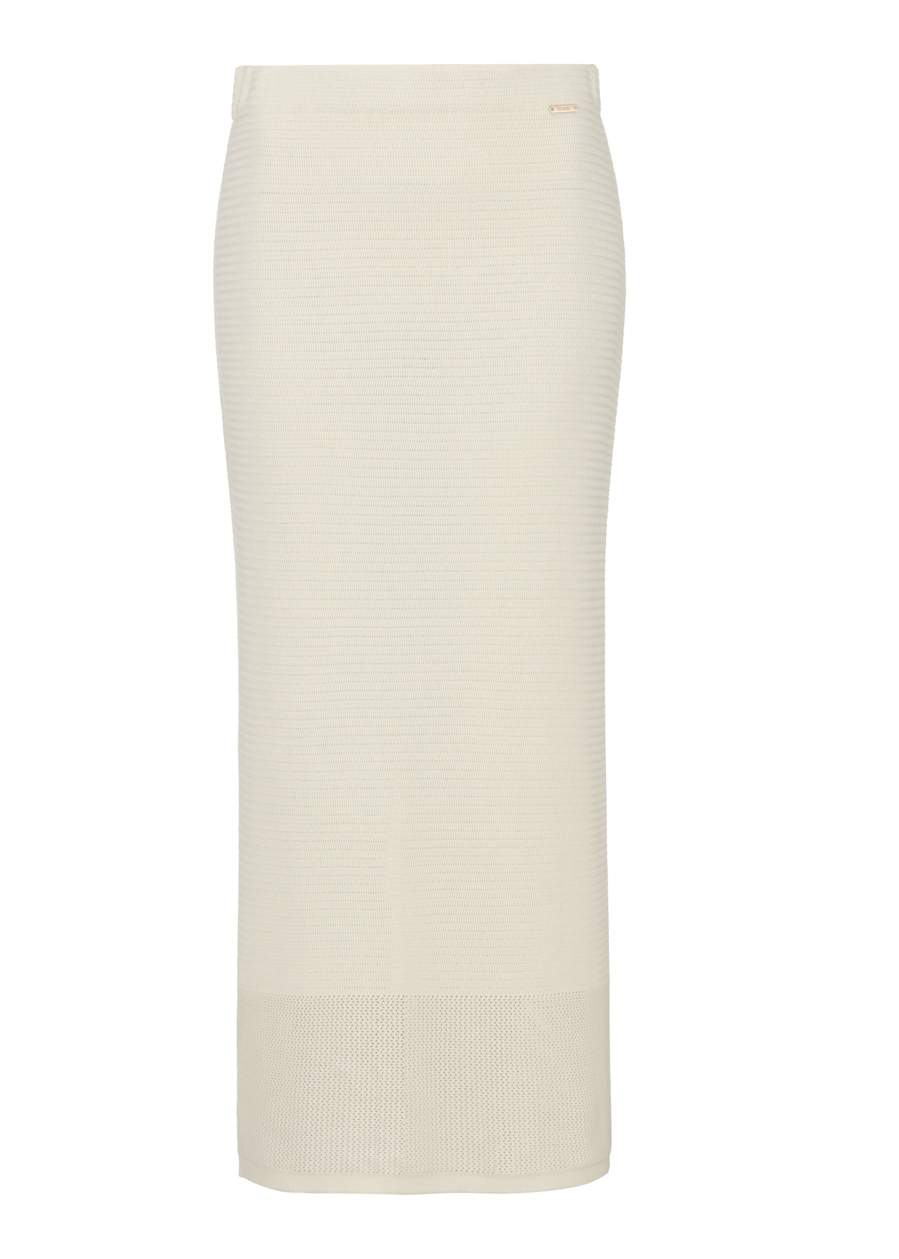 Długa kremowa spódnica maxi SPCDT-0090-81(W24)-04