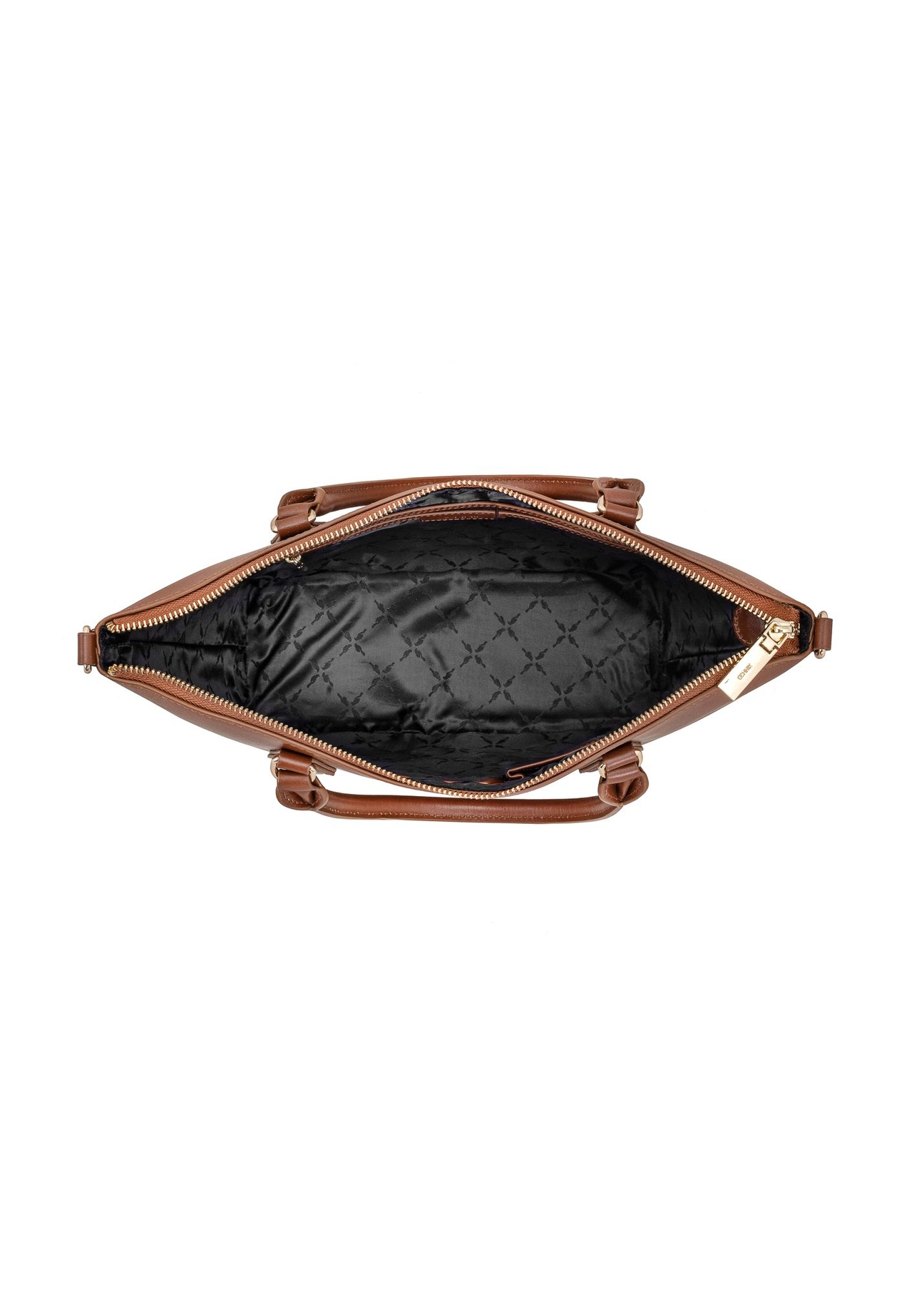 Brązowa skórzana torebka shopper TORES-1104-89(W25)-05