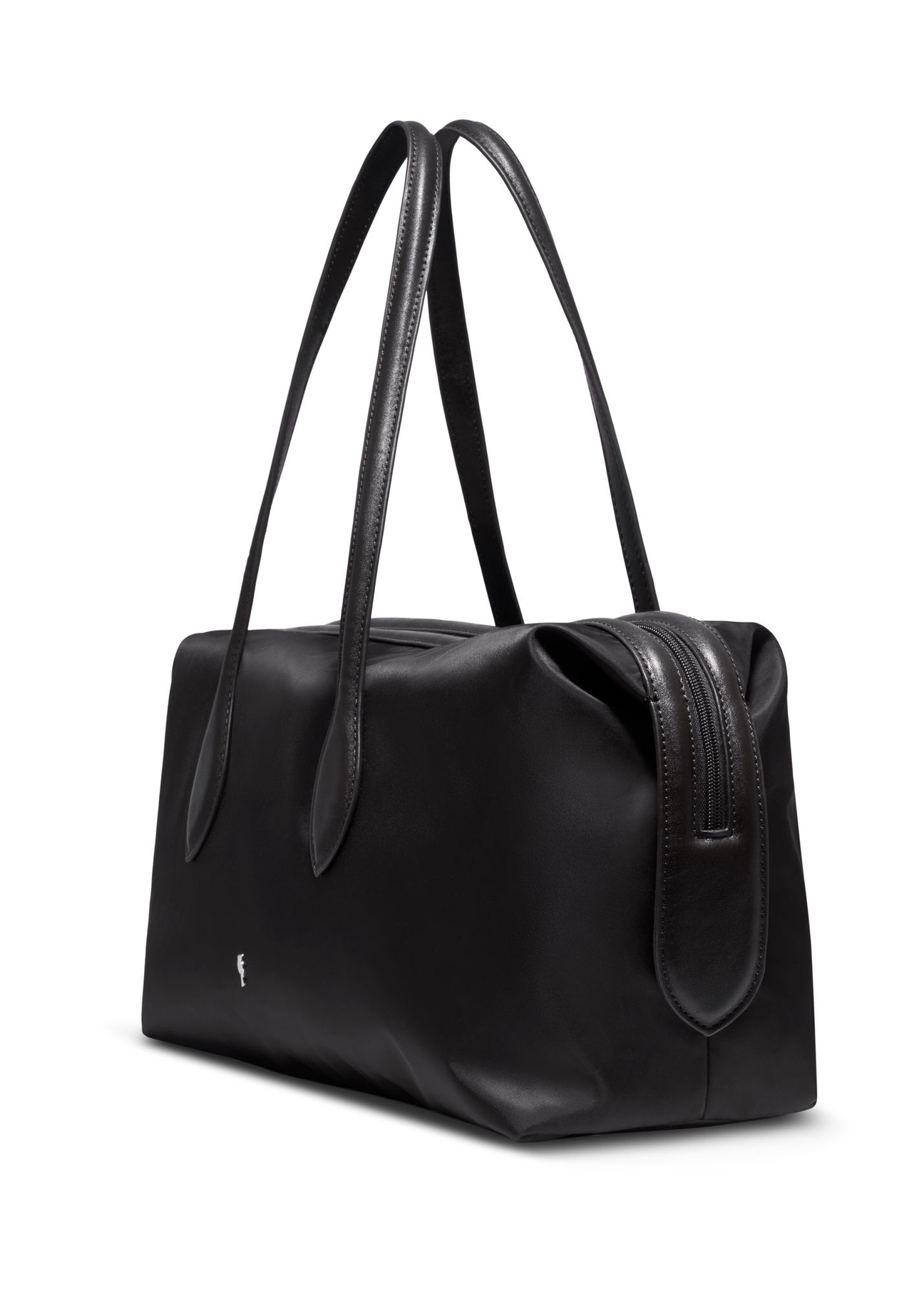 Duża torba typu shopper TOREN-0354-99(Z26) - widok skosu produktu, na białym tle.
