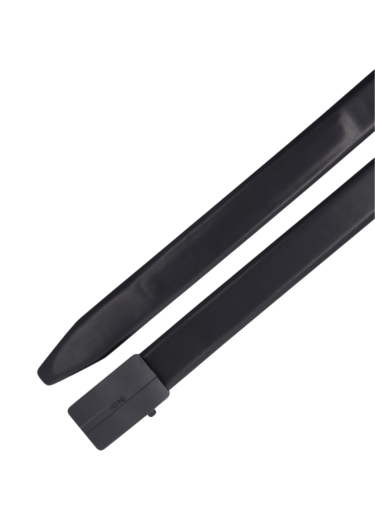 Czarny skórzany pasek męski PASMS-0291-99(Z26)