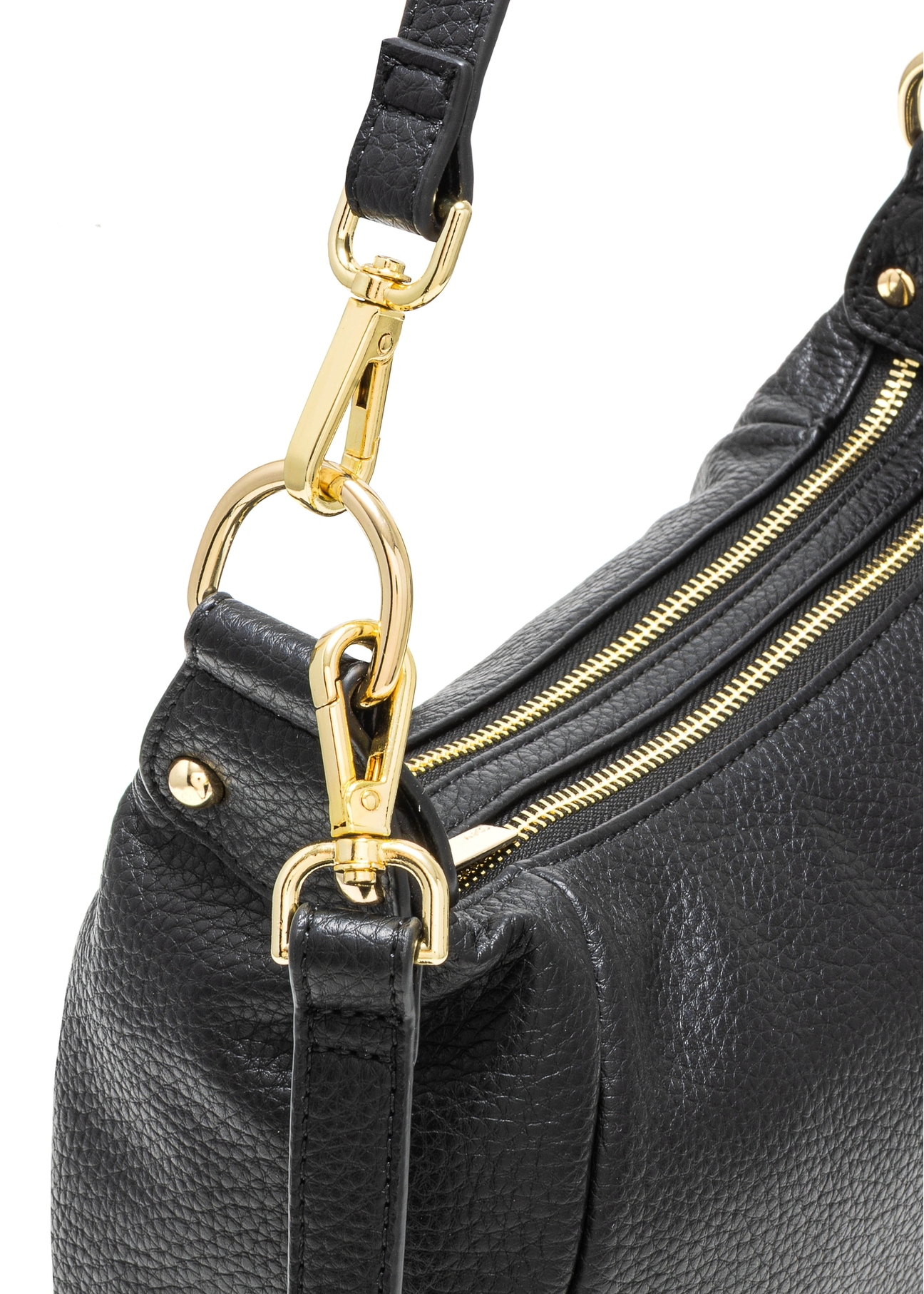 Czarna torebka shopper na ramię TOREC-0885B-99(Z25)