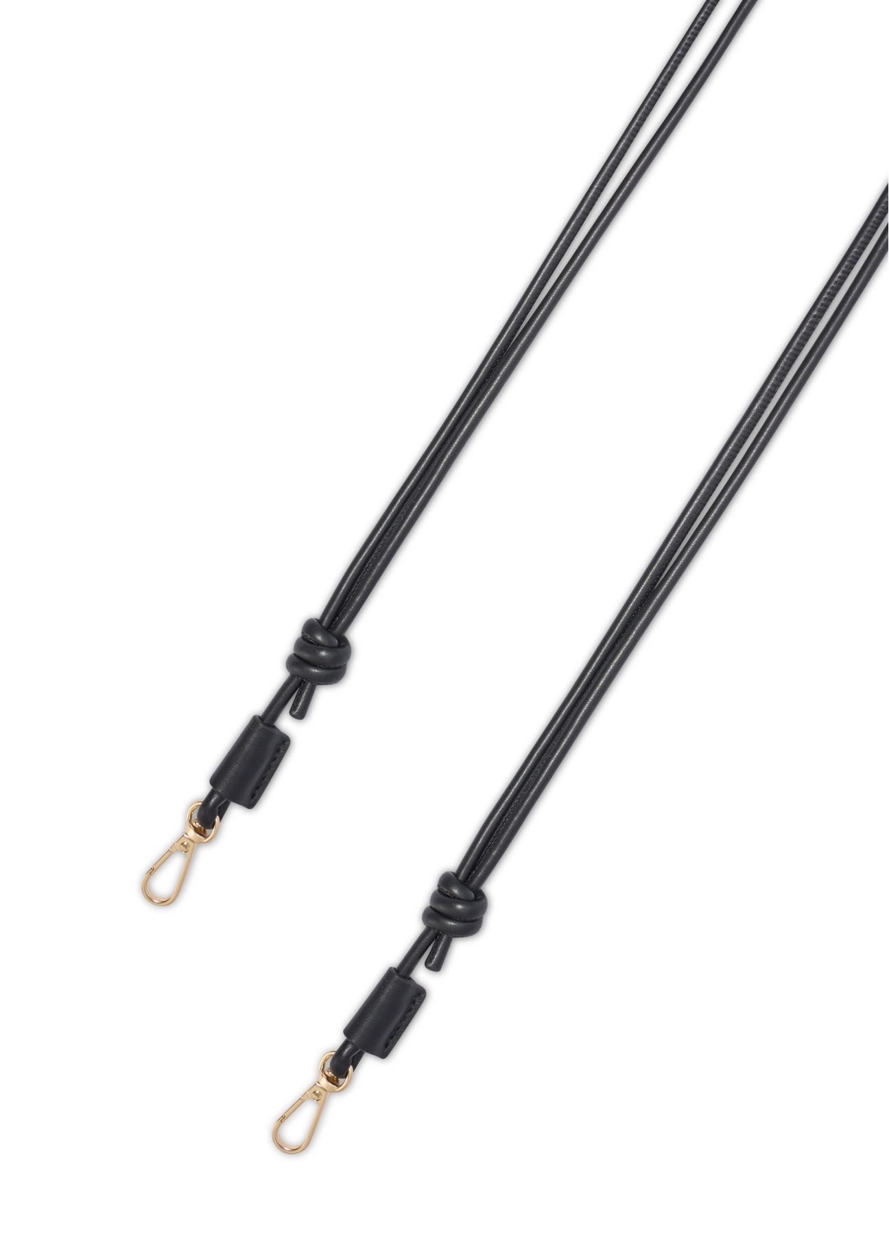 Czarna torebka typu worek TOREC-1215-99(W26) - widok produktu z góry, na białym tle. 